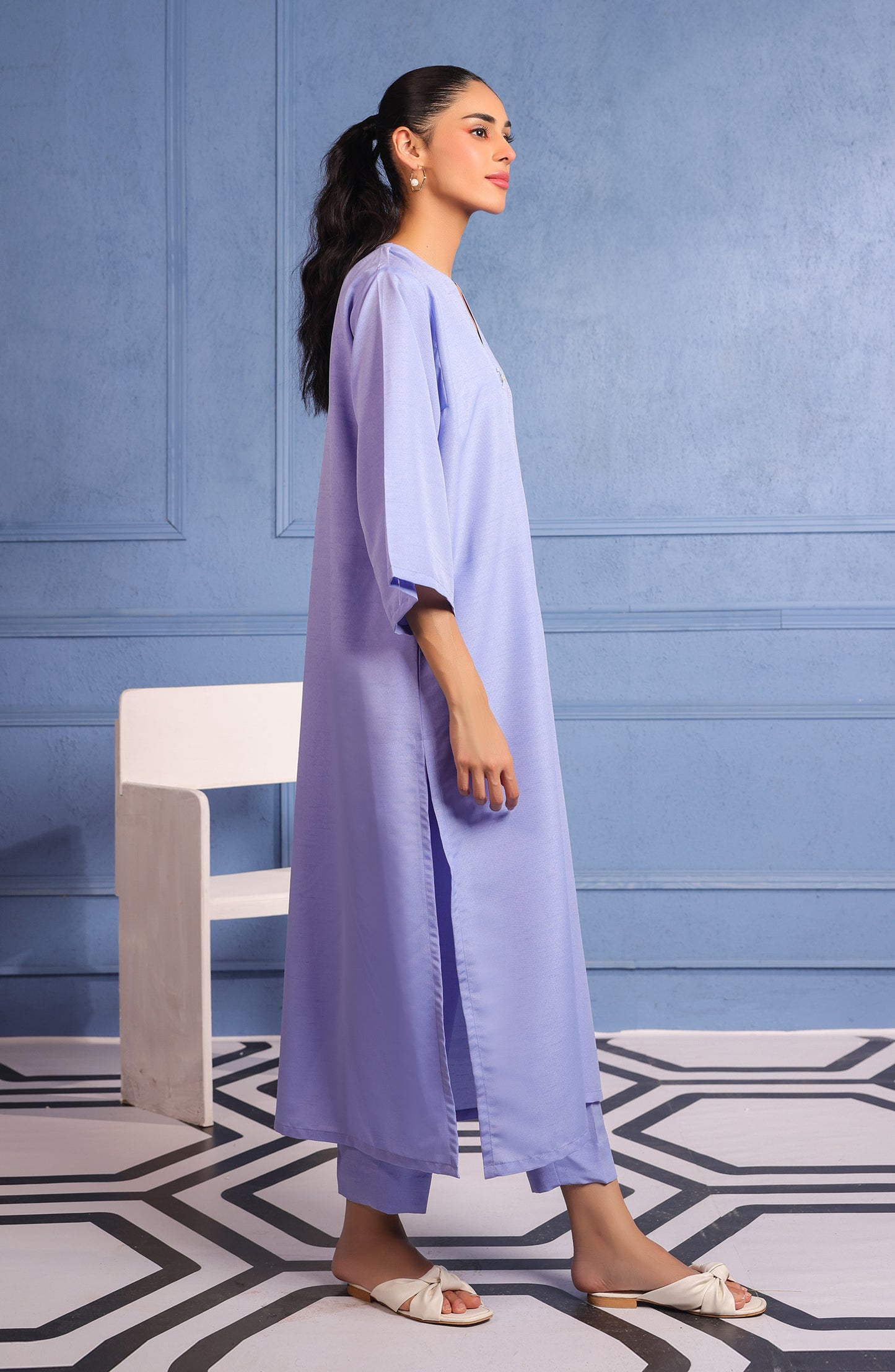 WRHR23S-2019 RAW SILK  READY TO WEAR SHIRT PANTS