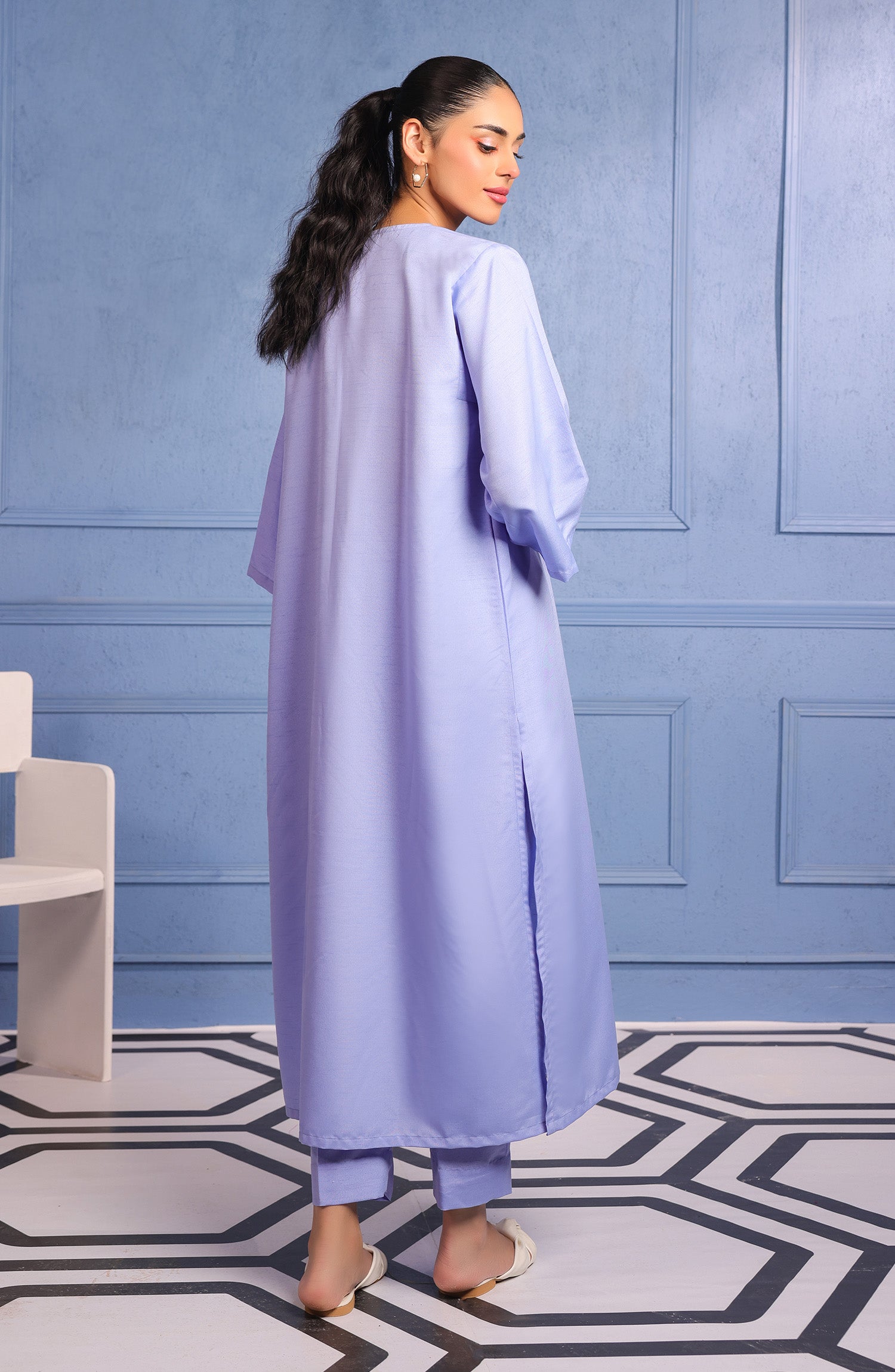 WRHR23S-2019 RAW SILK  READY TO WEAR SHIRT PANTS