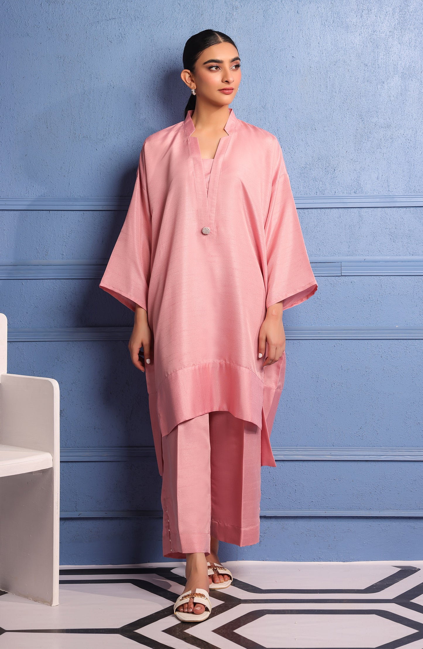 WRHR23S-2020 RAW SILK  READY TO WEAR SHIRT PANTS