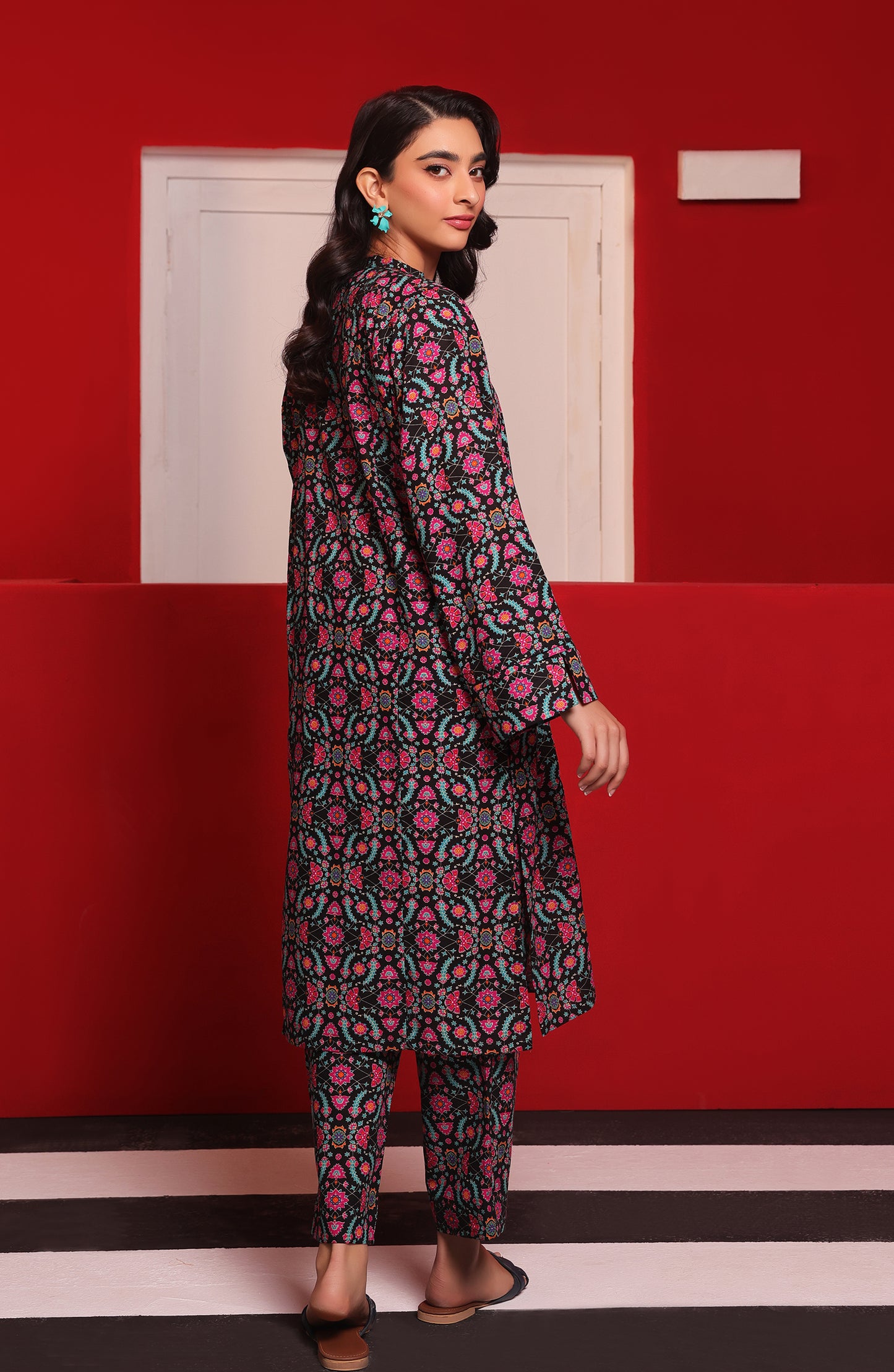 WRCK23W-2020 COTTON TEXTURED Women READY TO WEAR SHIRT PANTS