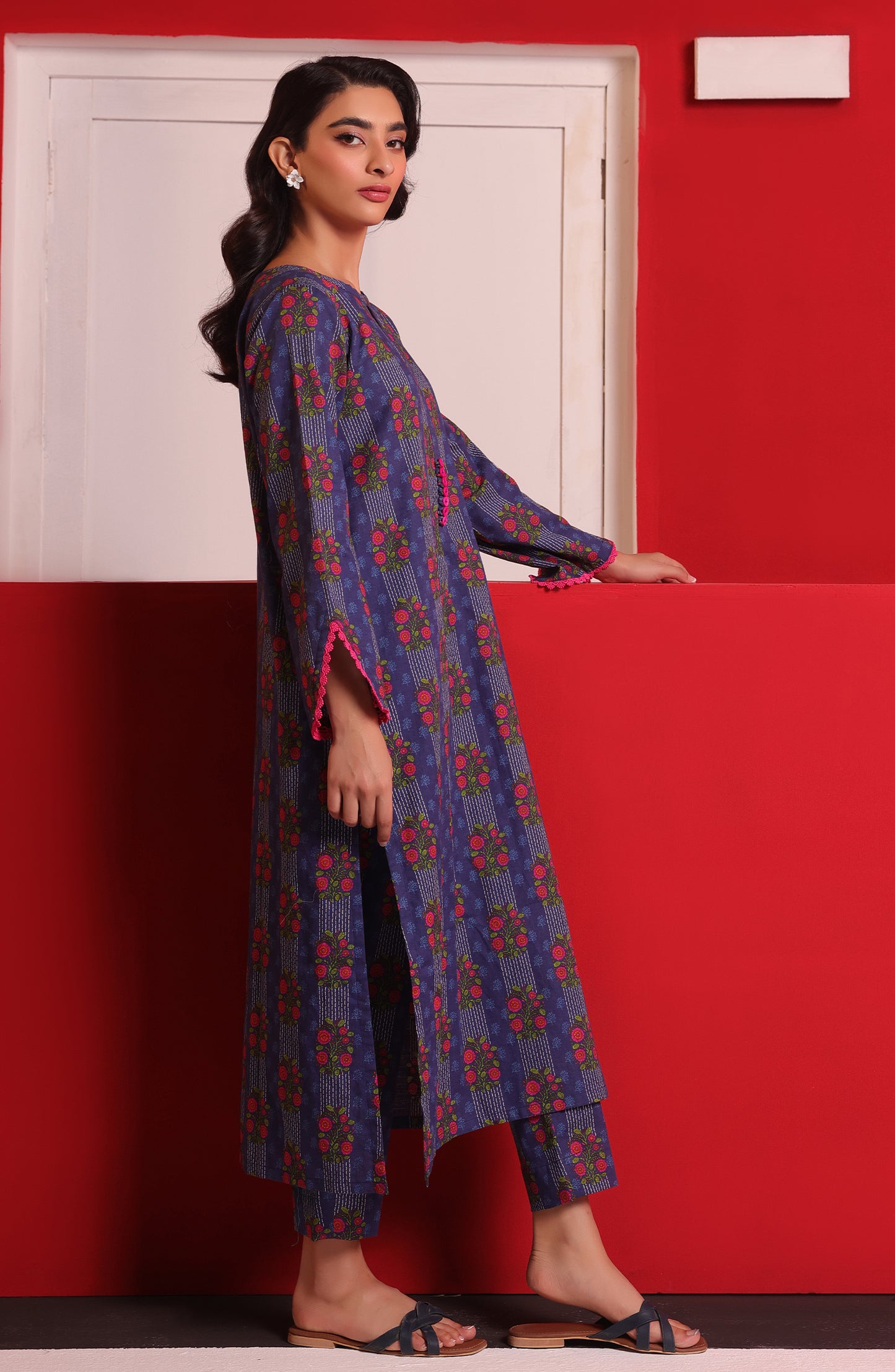 WRCK23W-2028 KHADDAR Women READY TO WEAR SHIRT PANTS
