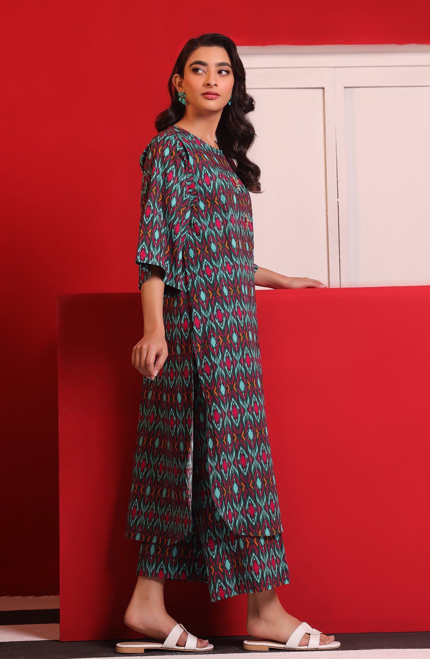 WRCK23W-2031 KHADDAR Women READY TO WEAR SHIRT PANTS