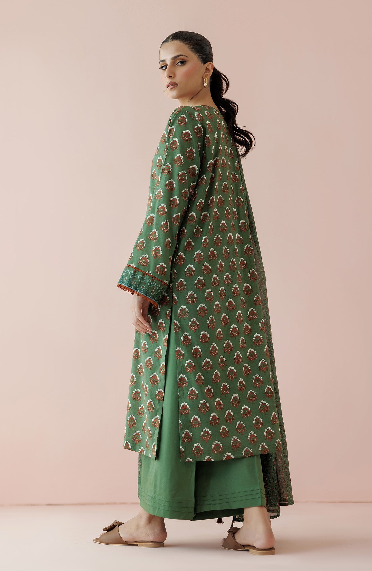 OTL-24-205/U GREEN LAWN Women UNSTITCHED SHIRT DUPATTA PANTS
