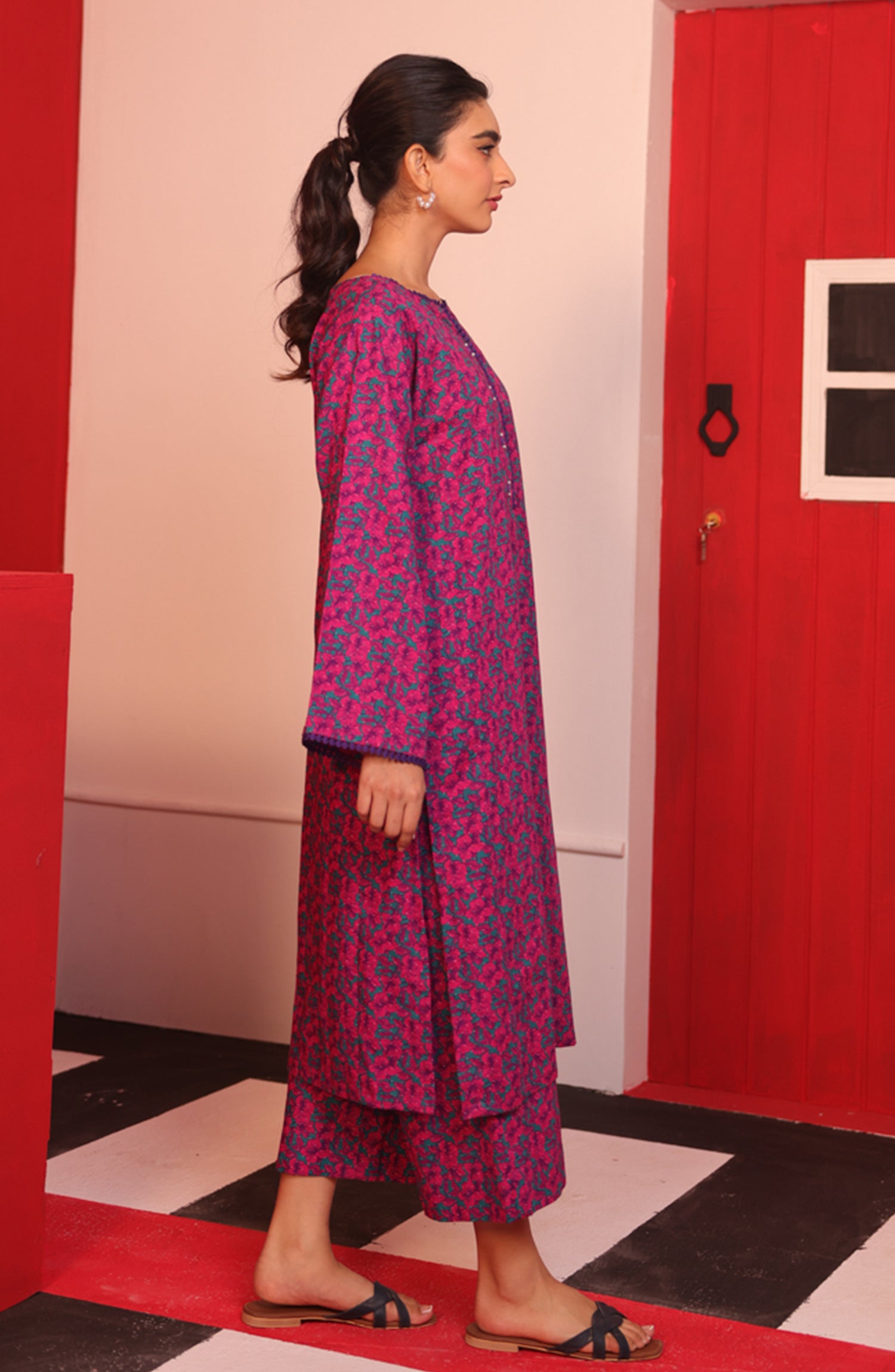 WRCK23W-2027 KHADDAR Women READY TO WEAR SHIRT PANTS