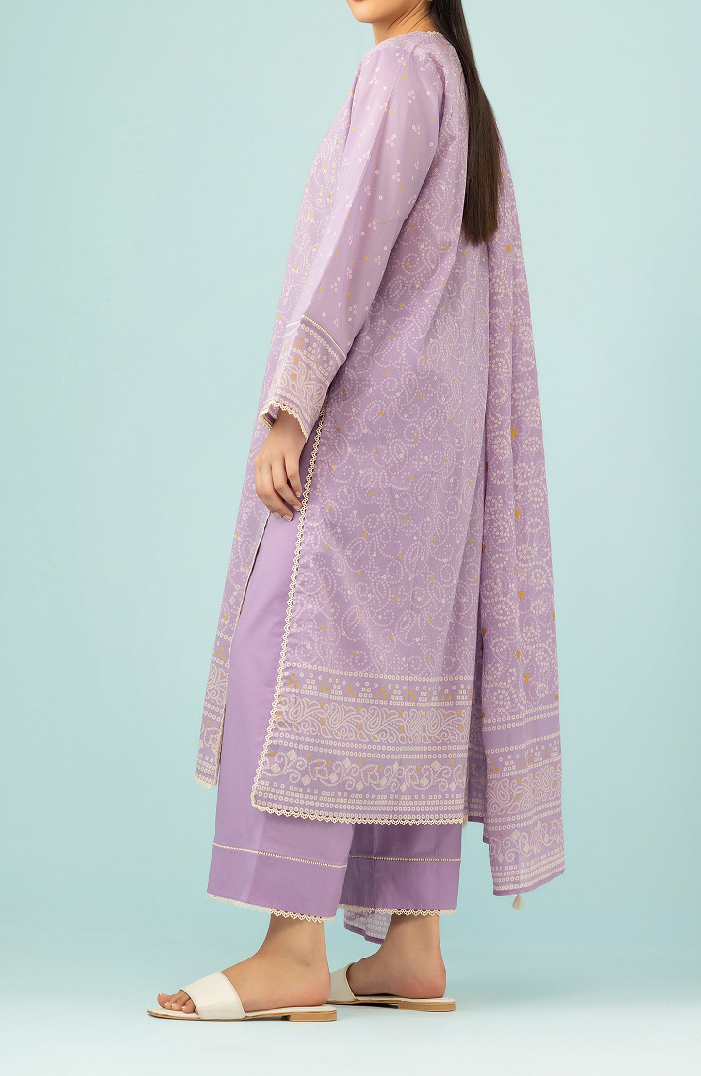 OTL-24-415/U LILAC LAWN Women UNSTITCHED SHIRT DUPATTA PANTS