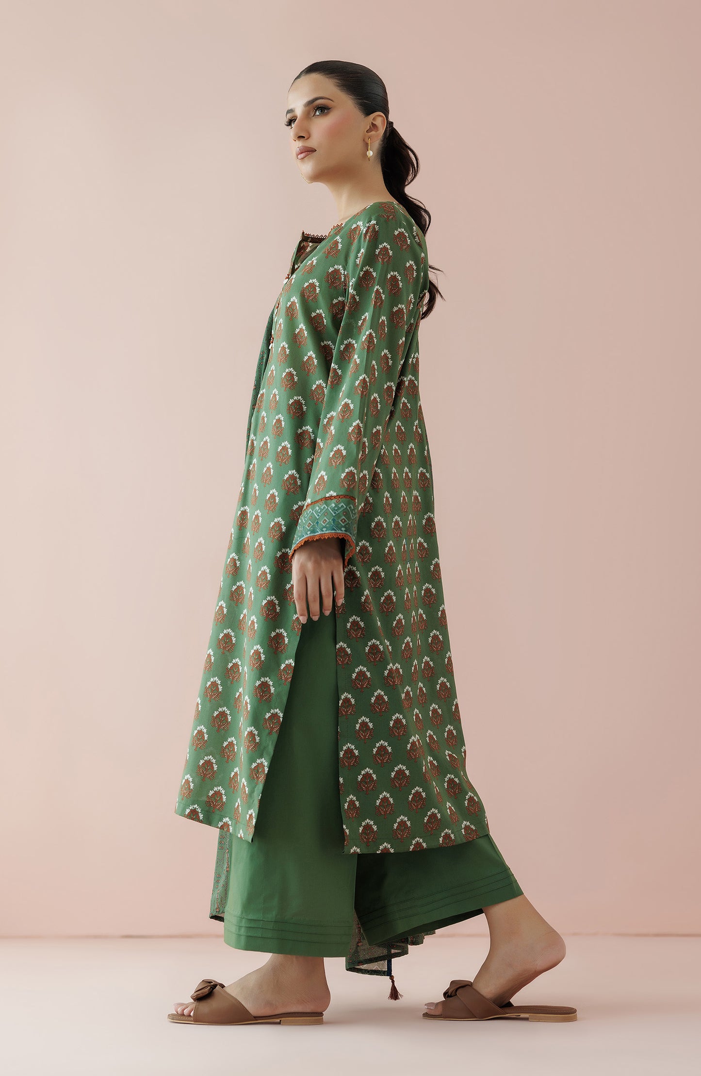 OTL-24-205/U GREEN LAWN Women UNSTITCHED SHIRT DUPATTA PANTS
