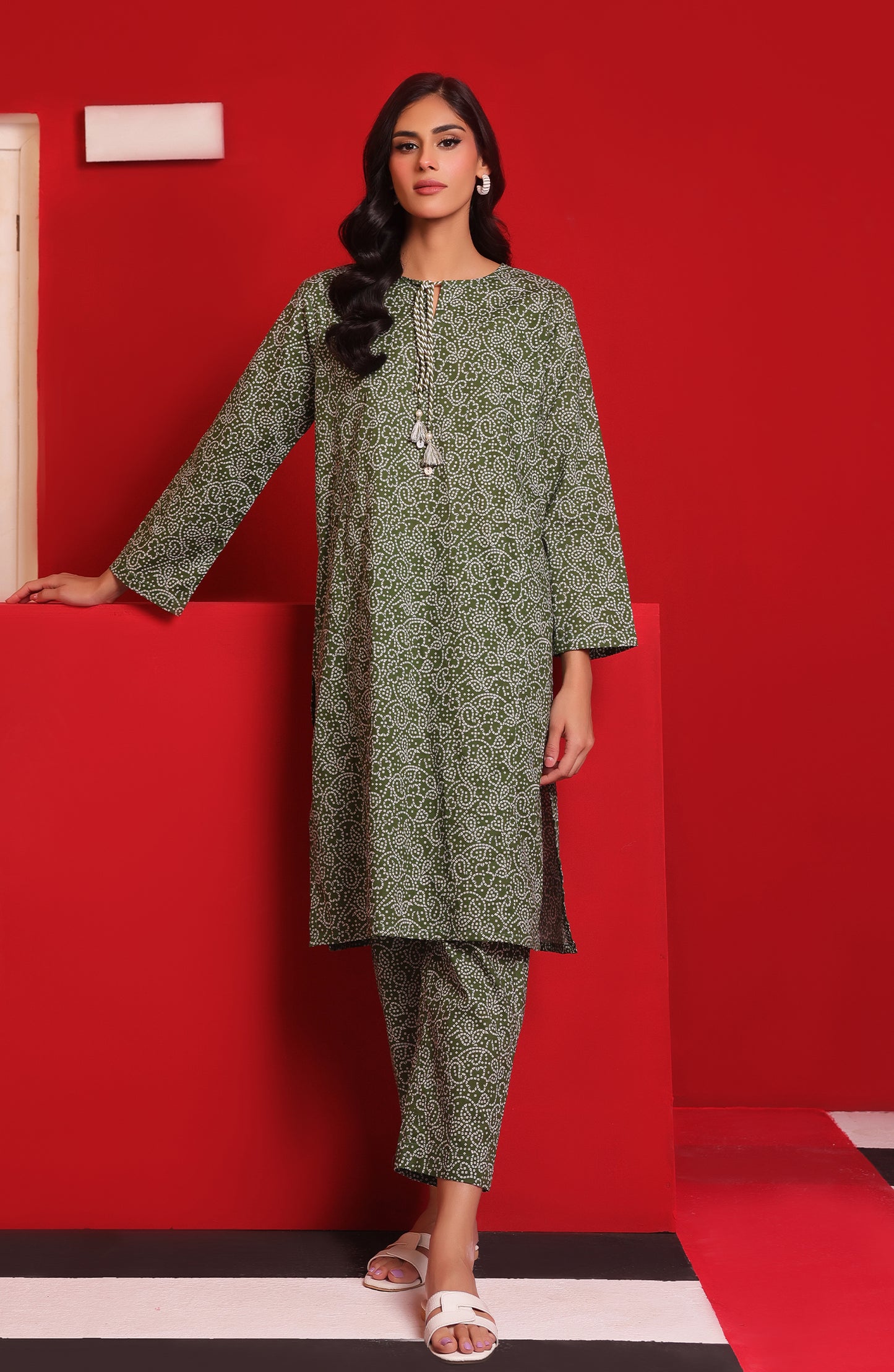 WRCC23W-2048 CAMBRIC Women READY TO WEAR SHIRT PANTS