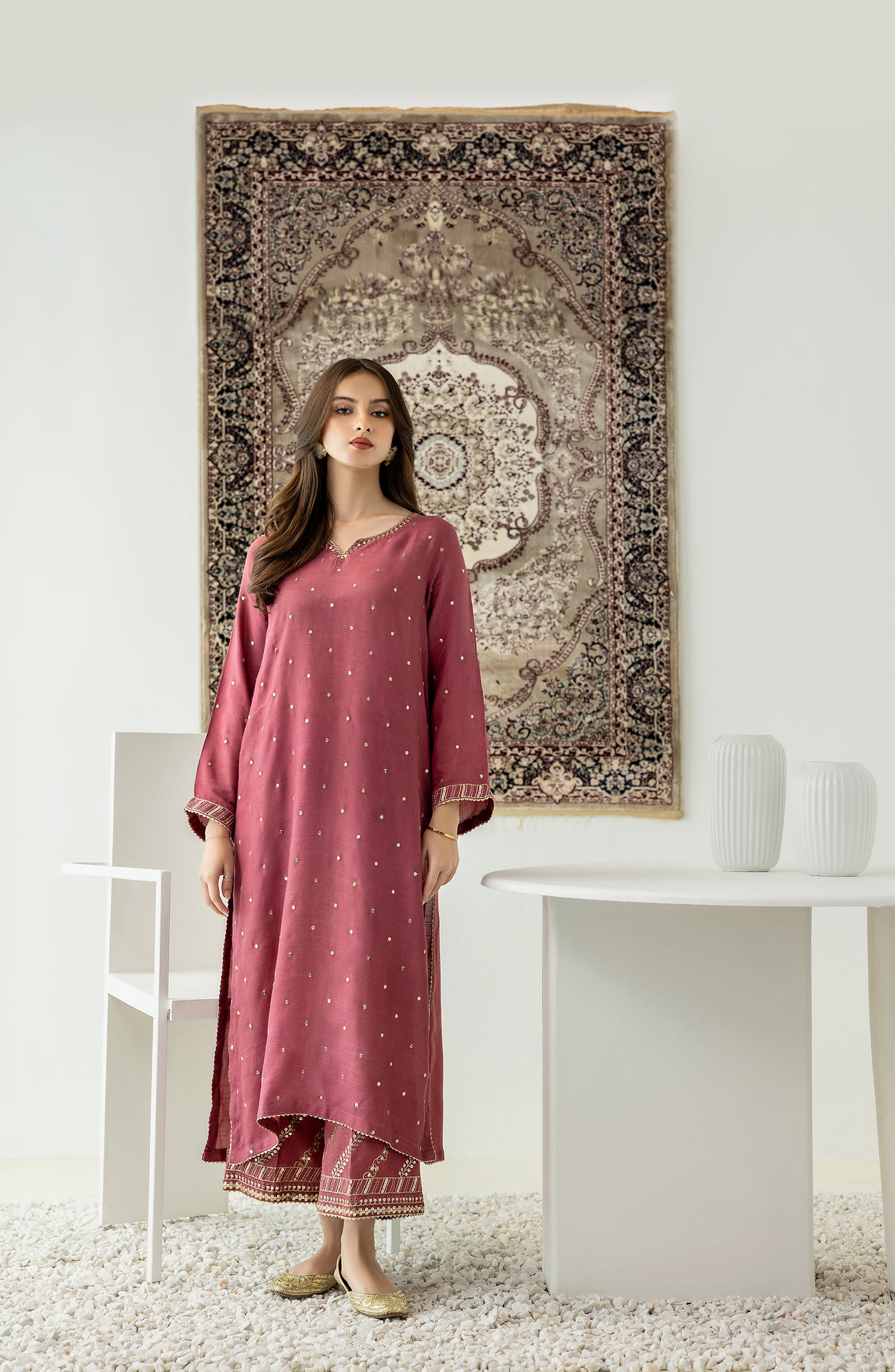 2 piece stitched shirts online in Pakistan