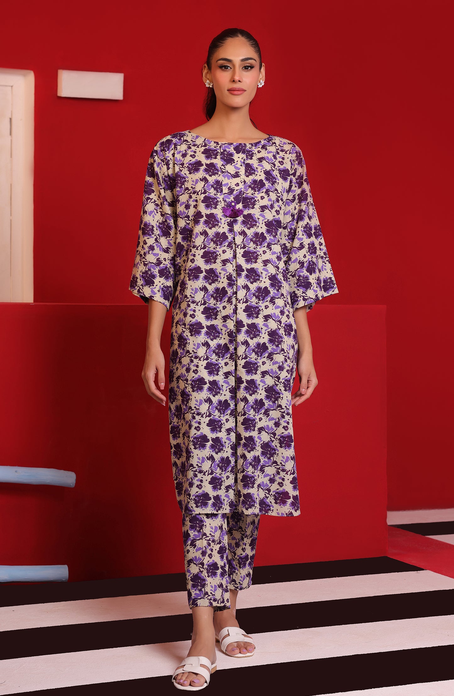 WRCK23W-2030 KHADDAR Women READY TO WEAR SHIRT PANTS