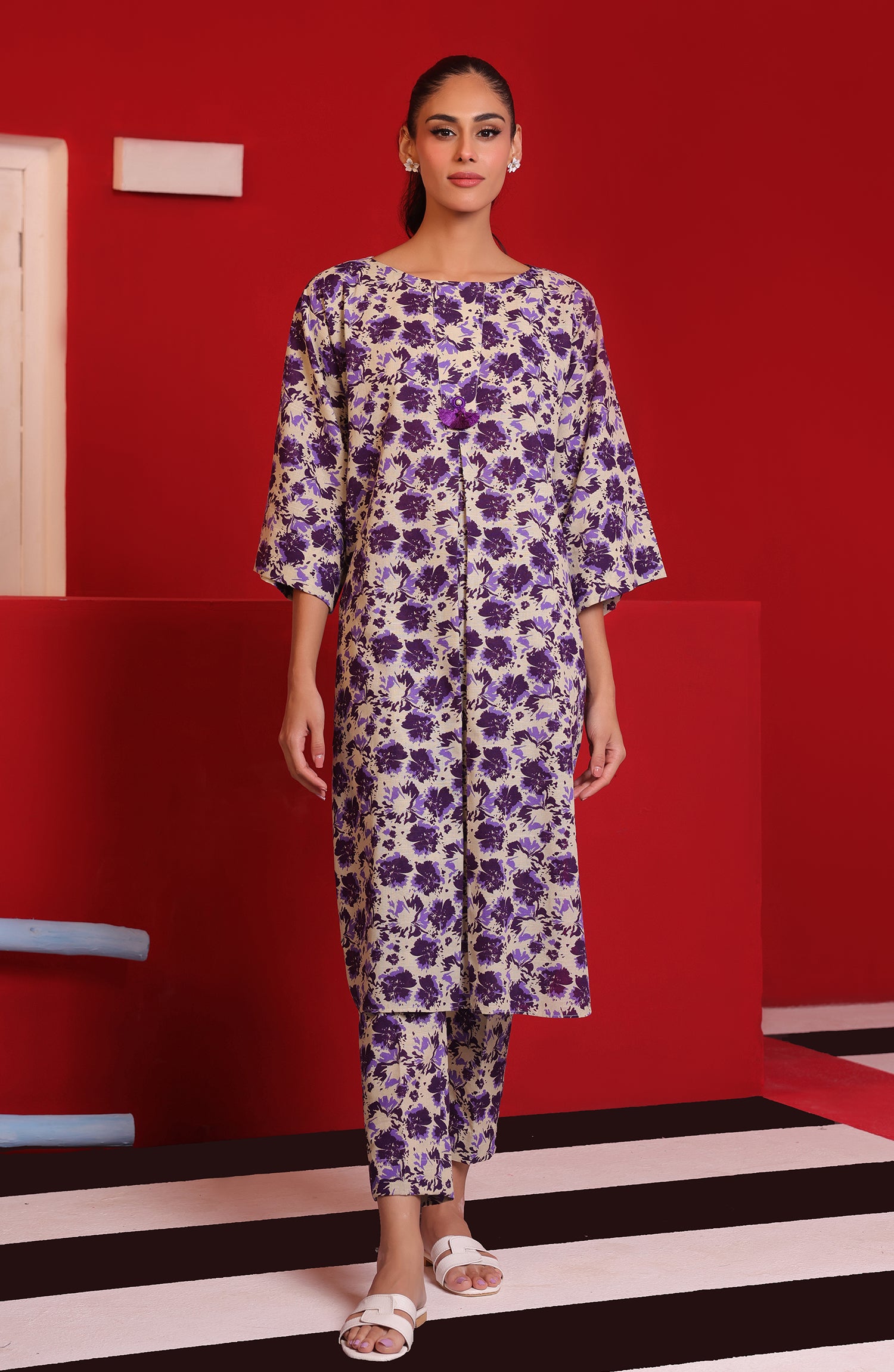 WRCK23W-2030 KHADDAR Women READY TO WEAR SHIRT PANTS