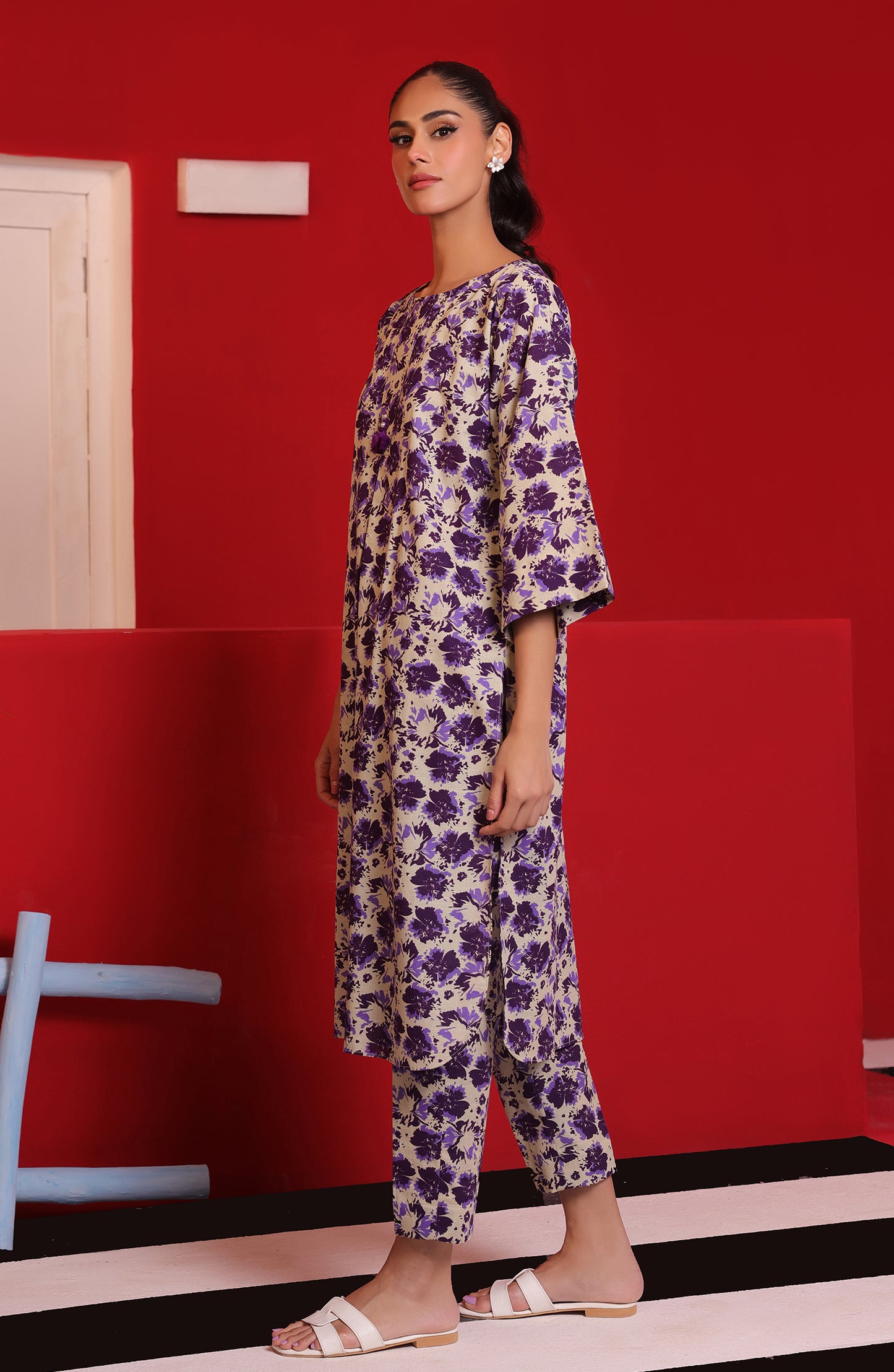 WRCK23W-2030 KHADDAR Women READY TO WEAR SHIRT PANTS