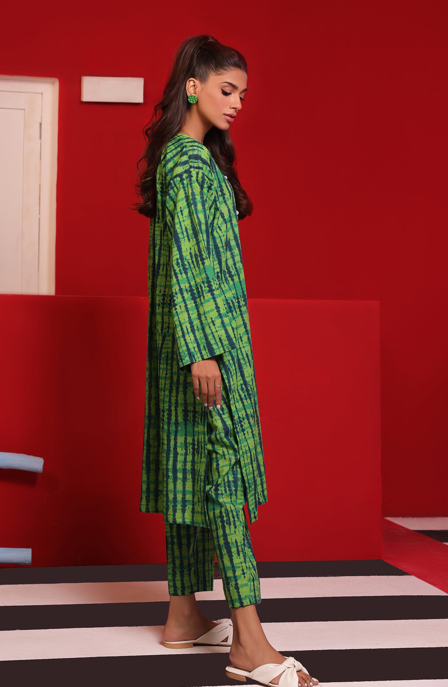 WRCK23W-2032 KHADDAR Women READY TO WEAR SHIRT PANTS