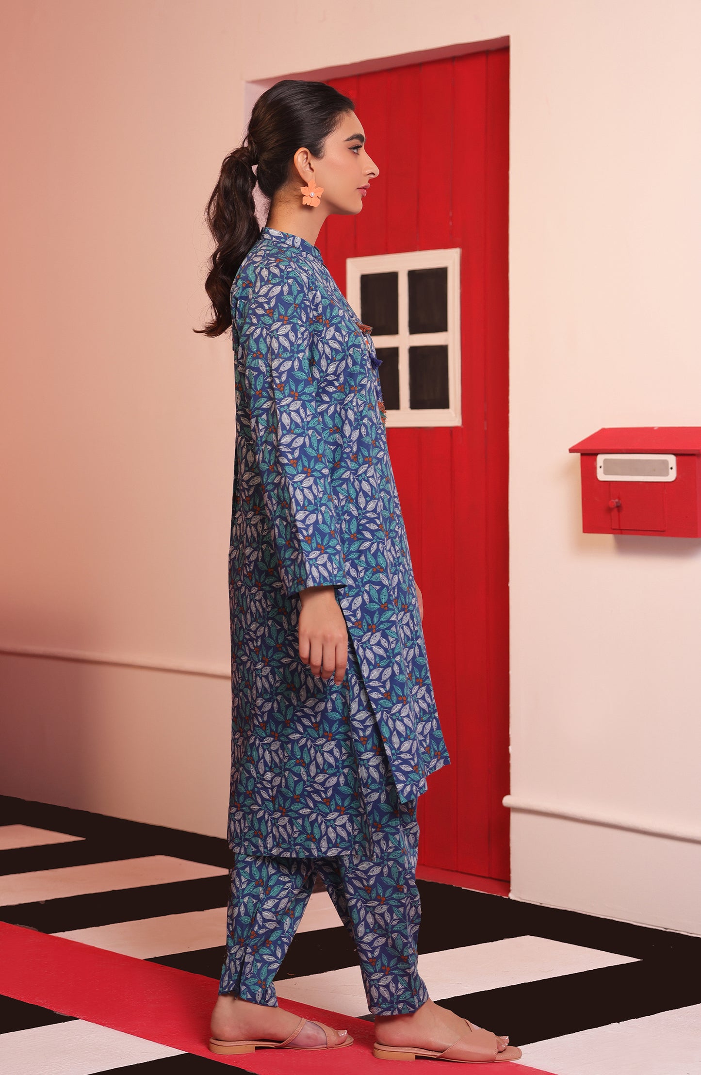 WRCC23W-2052 CAMBRIC Women READY TO WEAR SHIRT PANTS