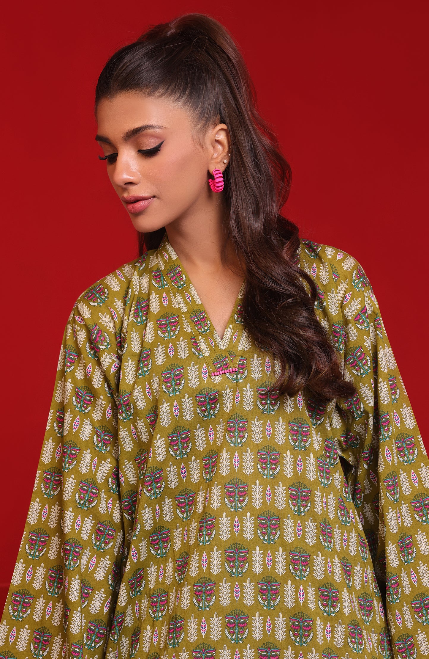 WRCC23W-2086 CAMBRIC Women READY TO WEAR SHIRT PANTS