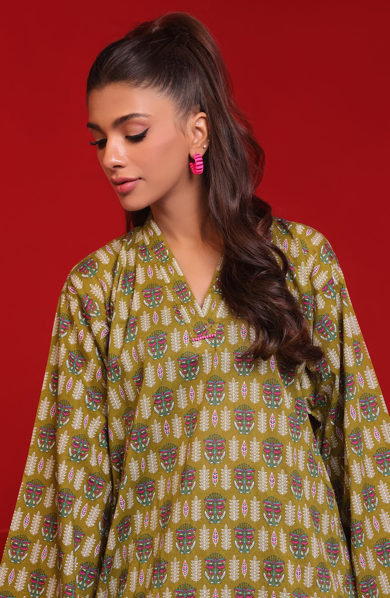 WRCC23W-2086 CAMBRIC Women READY TO WEAR SHIRT PANTS