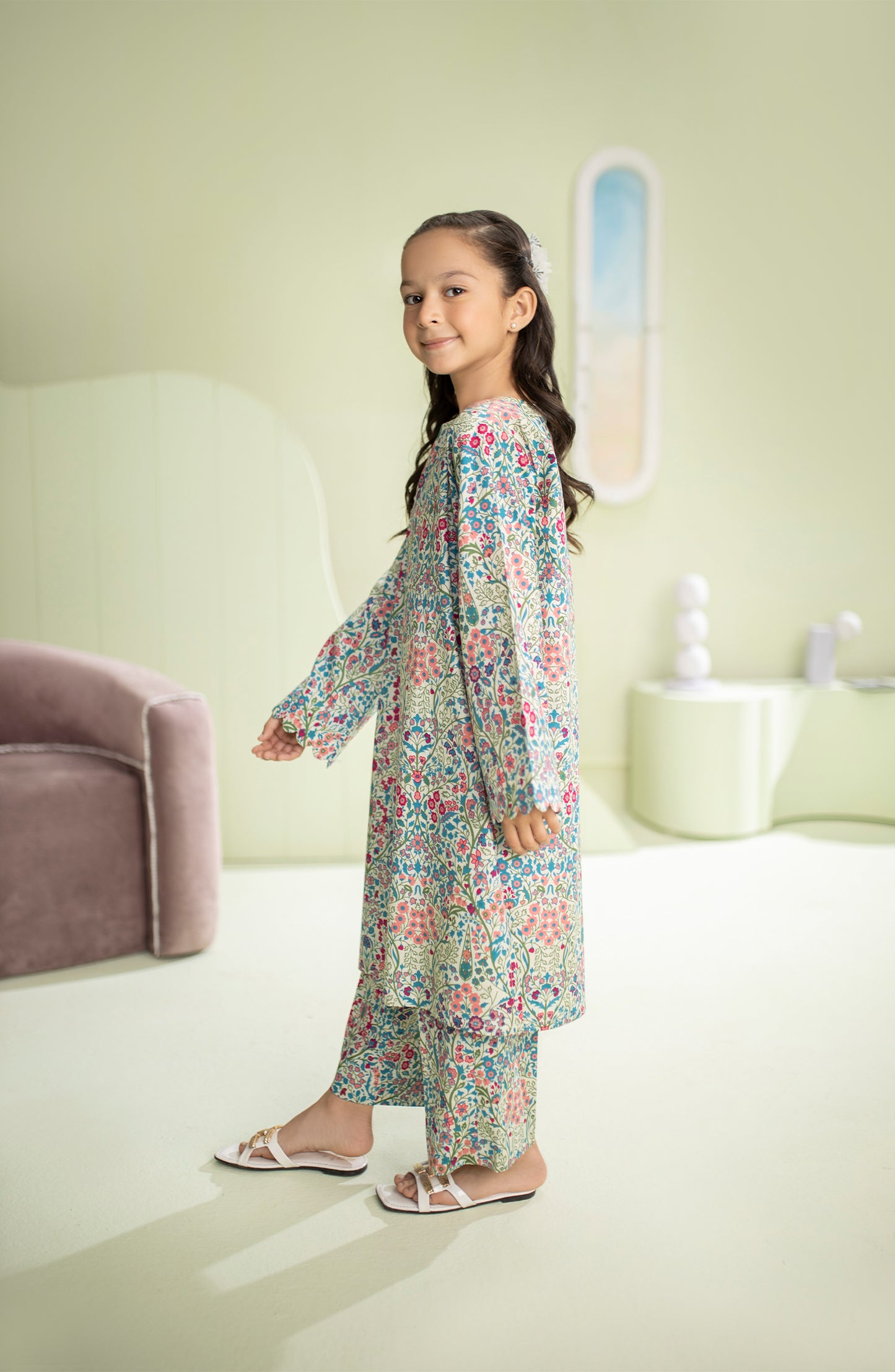 GRPC23W-2016 CAMBRIC Women READY TO WEAR SHIRT PANTS
