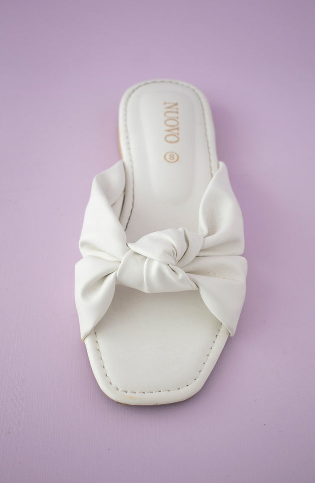 ORFS-98 WHITE MIX  FOOTWEAR FLAT SANDALS