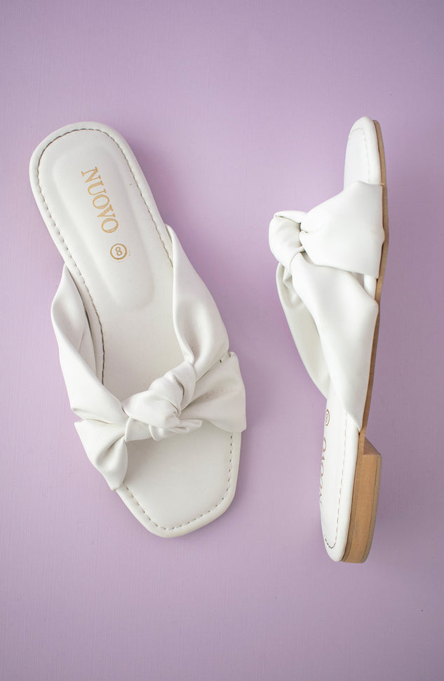 ORFS-98 WHITE MIX  FOOTWEAR FLAT SANDALS