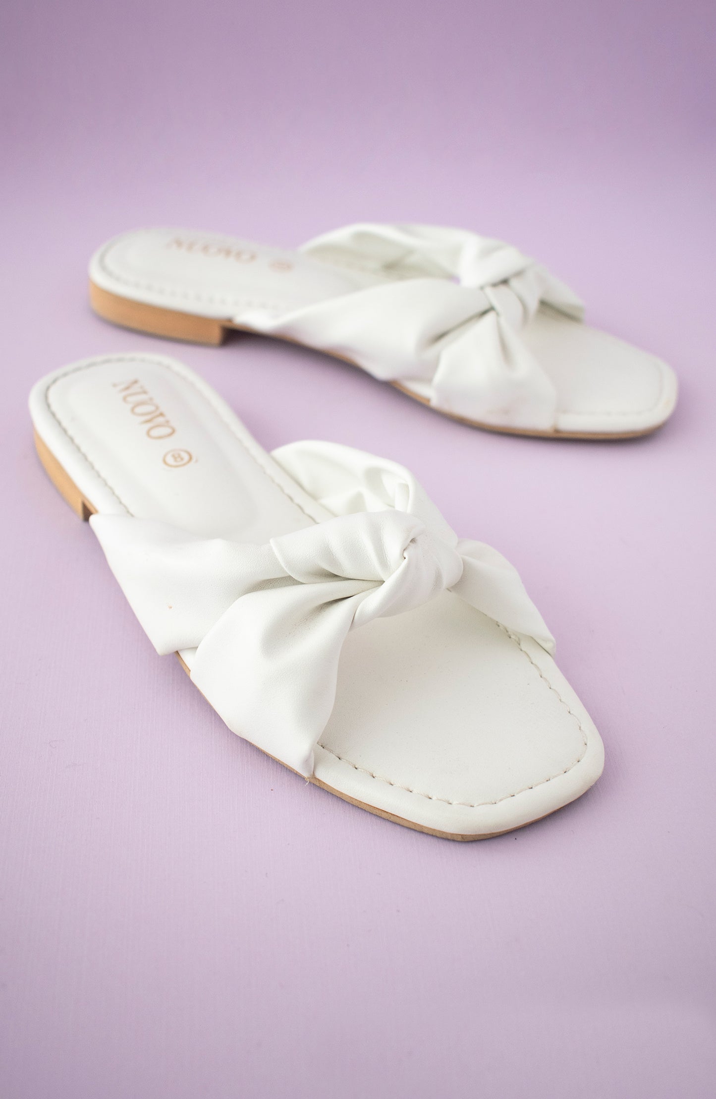 ORFS-98 WHITE MIX  FOOTWEAR FLAT SANDALS