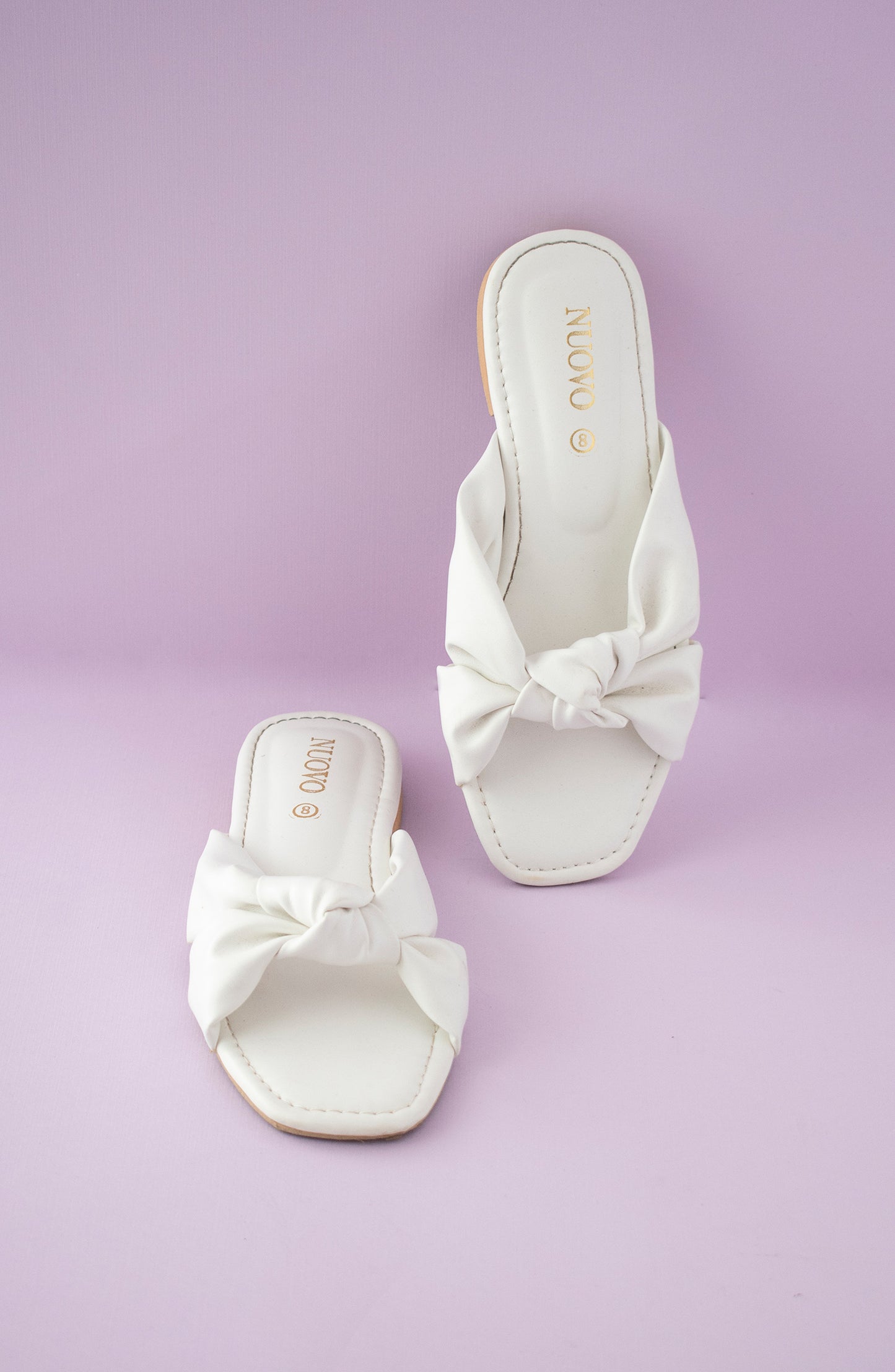 ORFS-98 WHITE MIX  FOOTWEAR FLAT SANDALS
