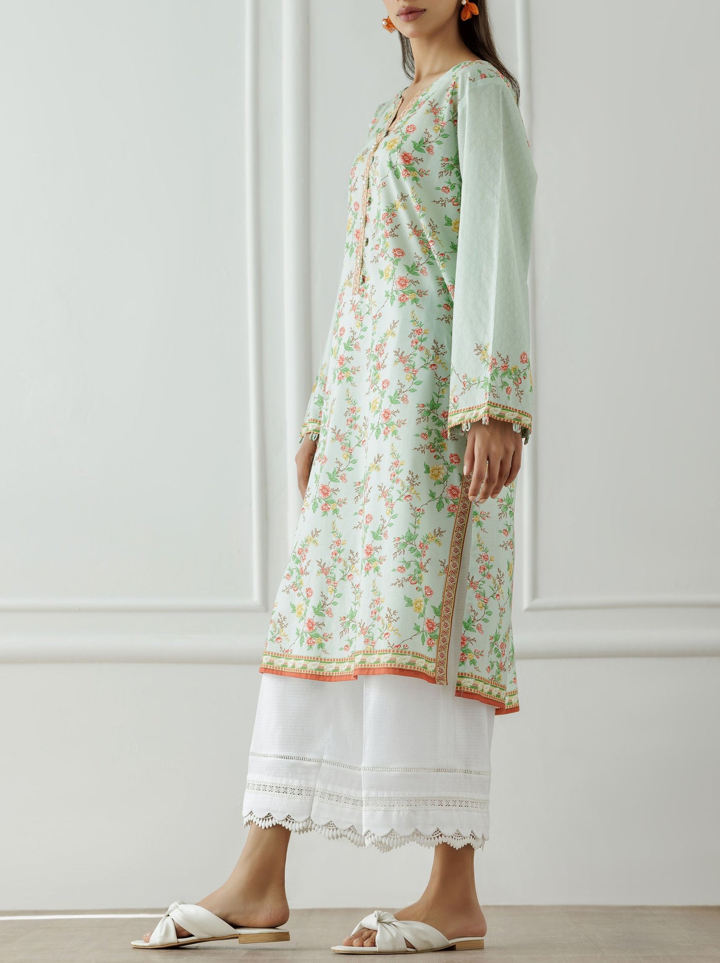 UNSTITCHED Printed Lawn Shirt - 1 Piece - HCS-24-100