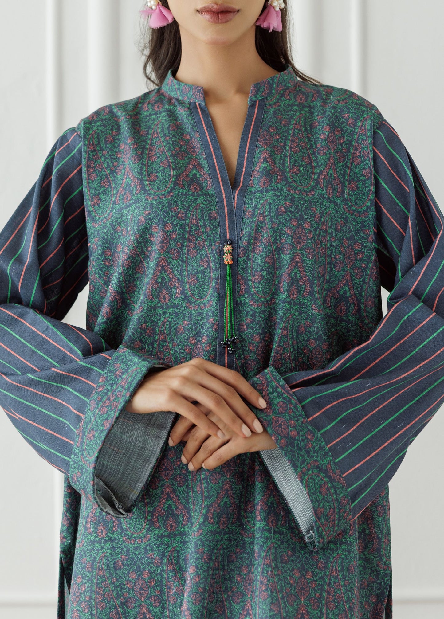UNSTITCHED Printed Khaddar Shirt - 1 Piece - HCS-24-101