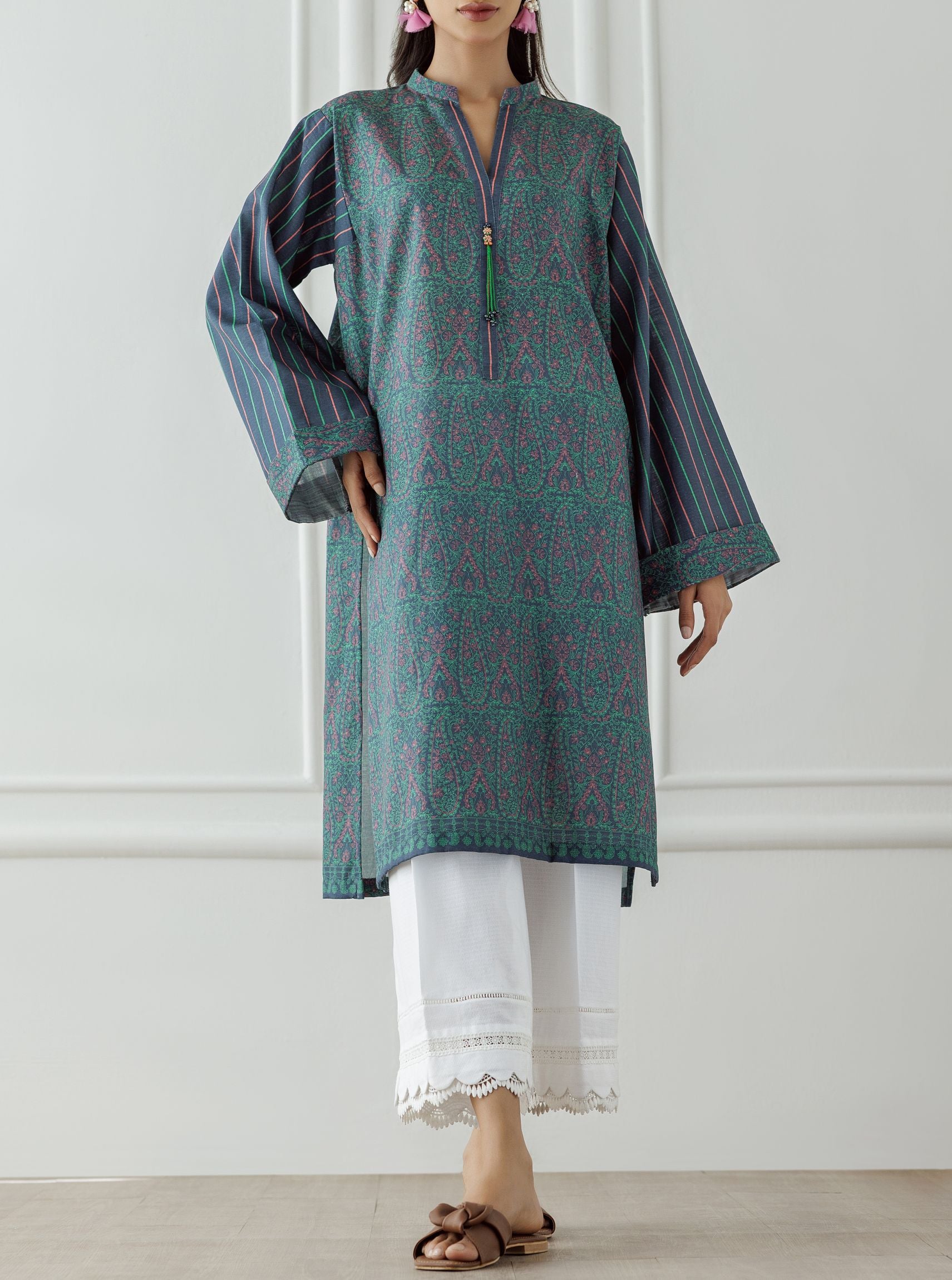 UNSTITCHED Printed Khaddar Shirt - 1 Piece - HCS-24-101