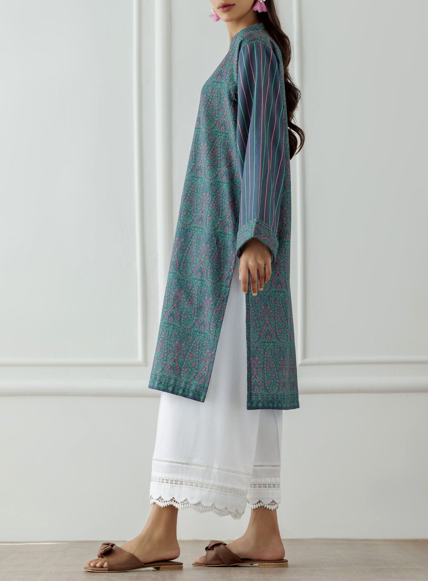 UNSTITCHED Printed Khaddar Shirt - 1 Piece - HCS-24-101
