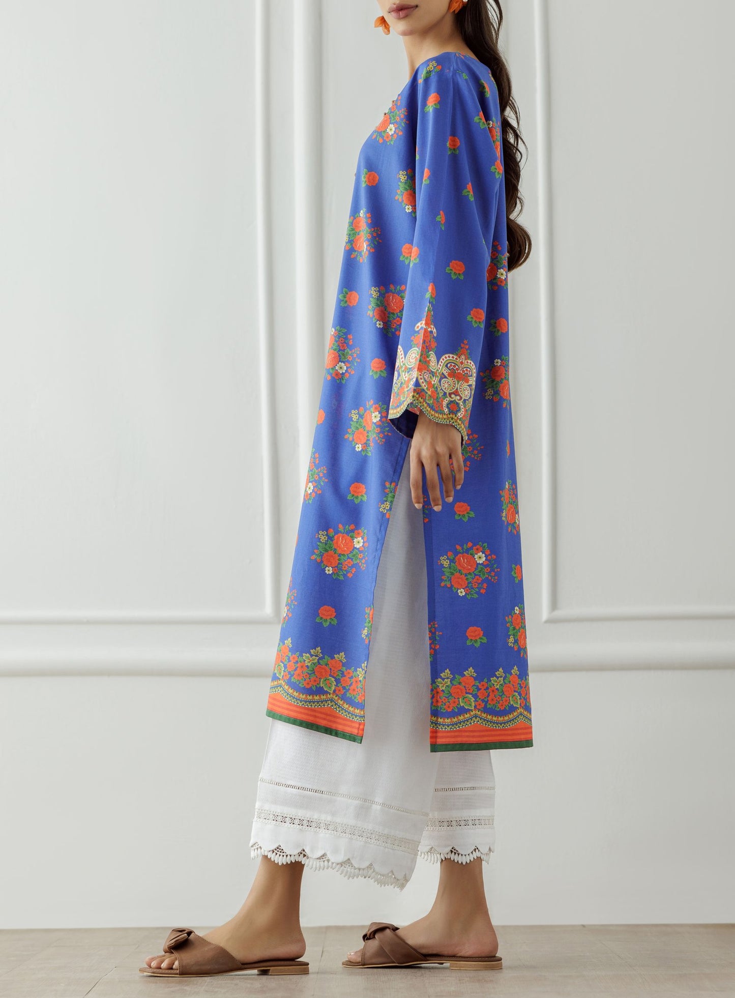 UNSTITCHED Printed Lawn Shirt - 1 Piece - HCS-24-104