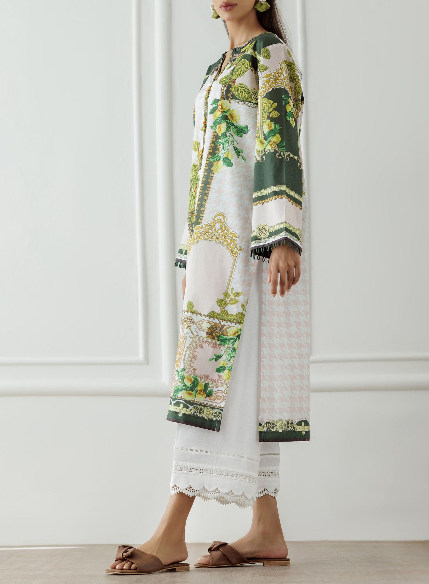 UNSTITCHED Printed Lawn Shirt - 1 Piece - HCS-24-105