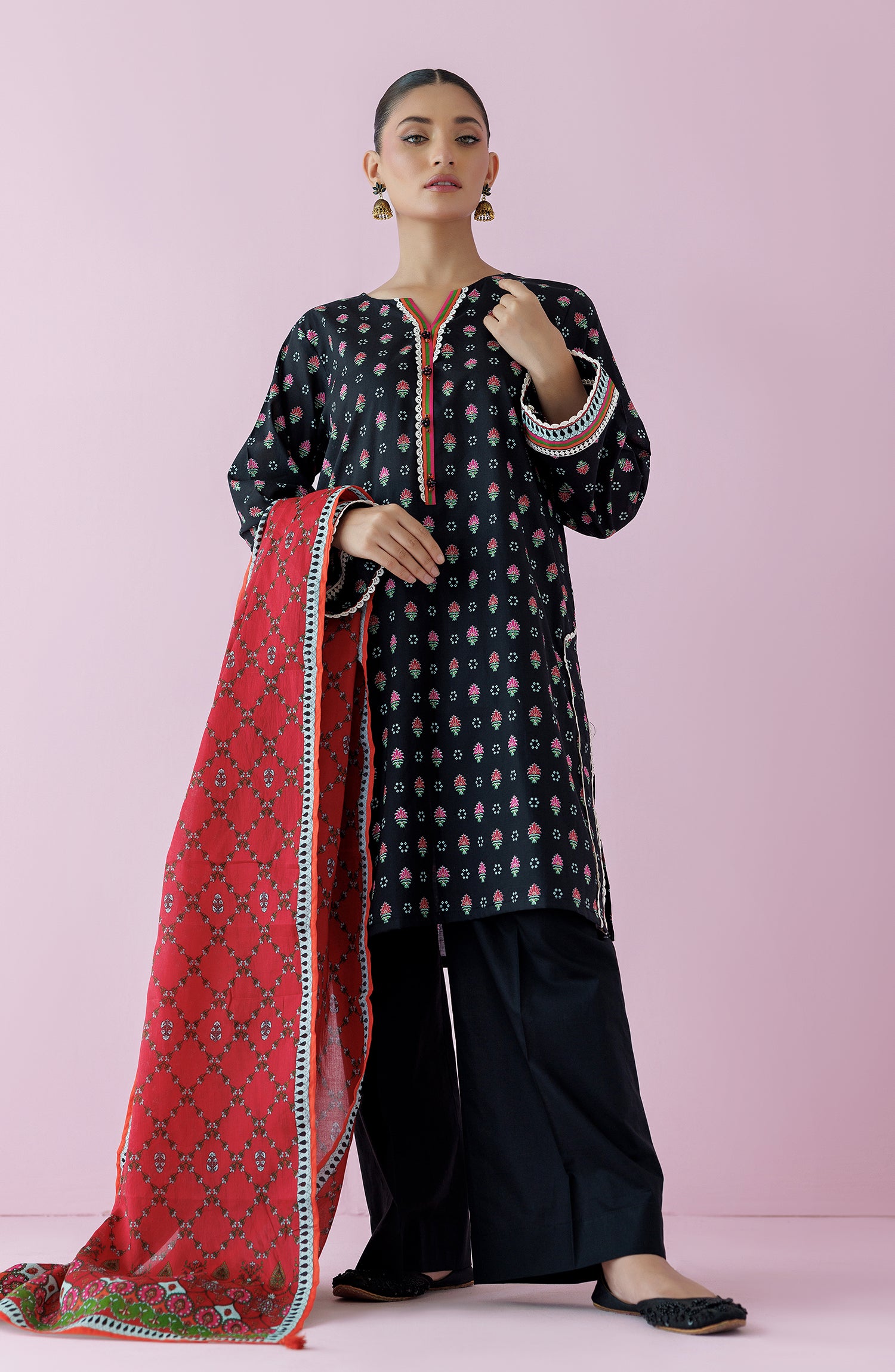buy online 3 piece lawn unstitched suits in Pakistan
