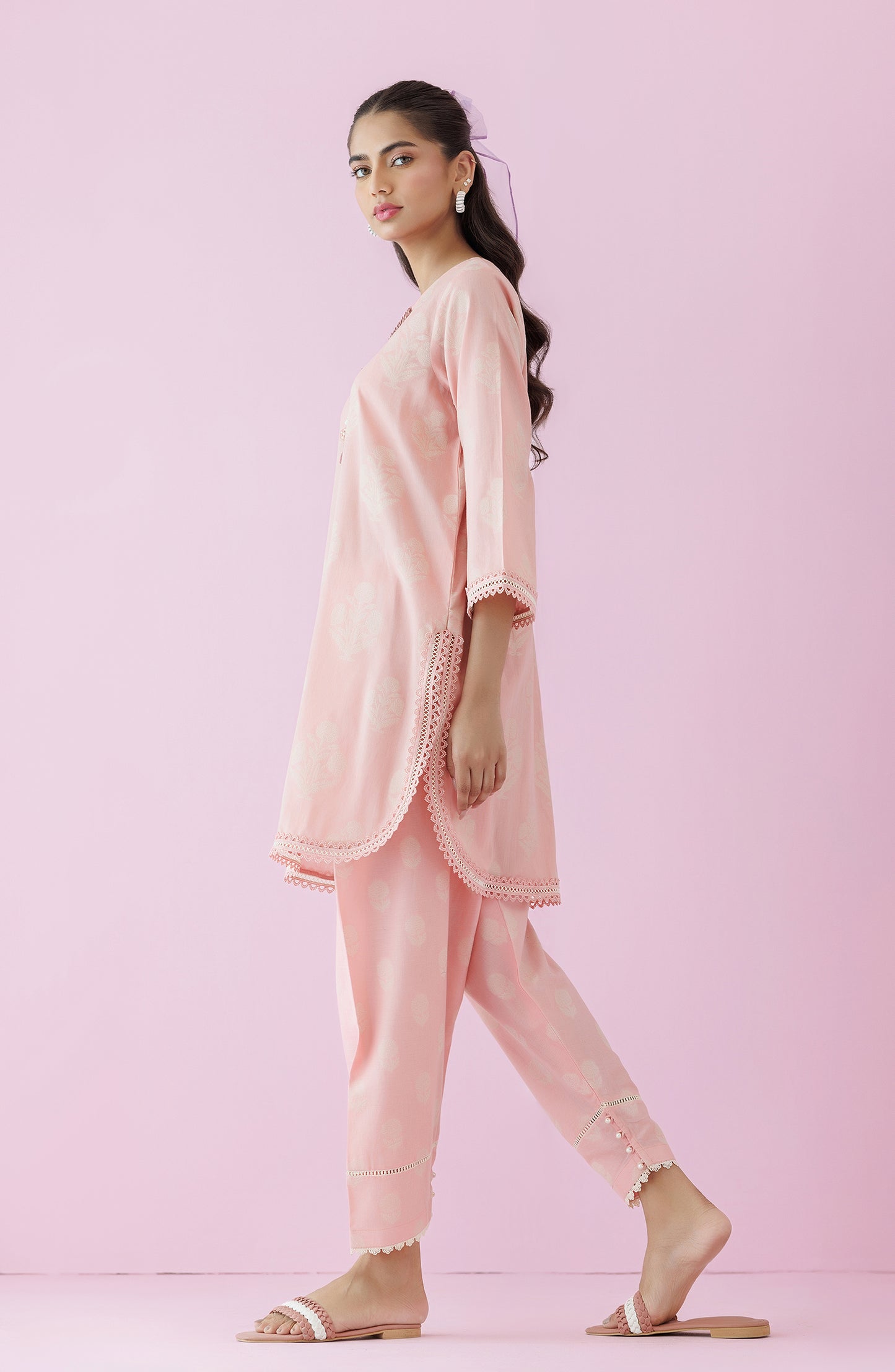 WRCY24S-2009 JACQUARD Women READY TO WEAR SHIRT PANTS