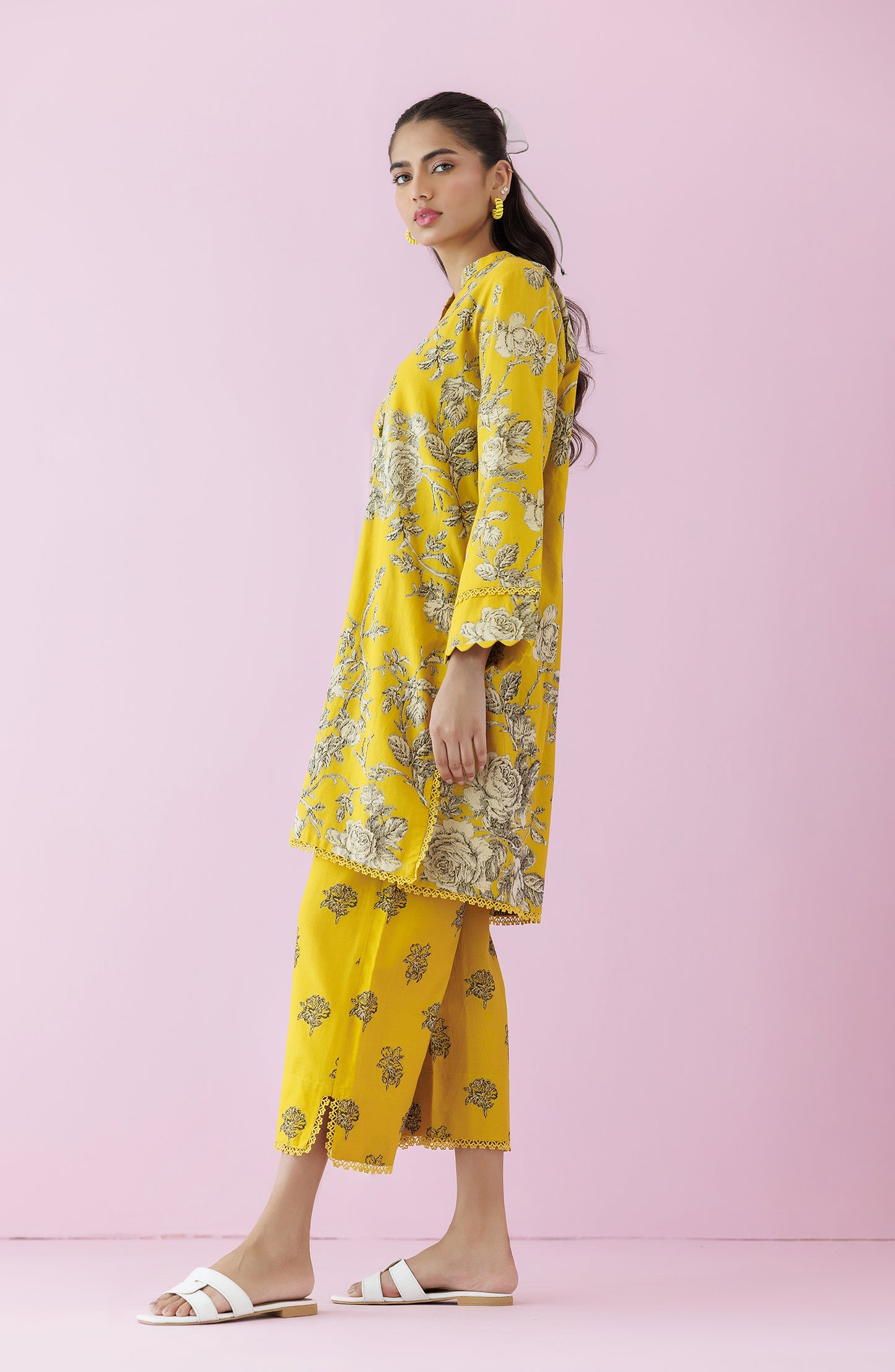 WRCY24S-2001 JACQUARD Women READY TO WEAR SHIRT PANTS
