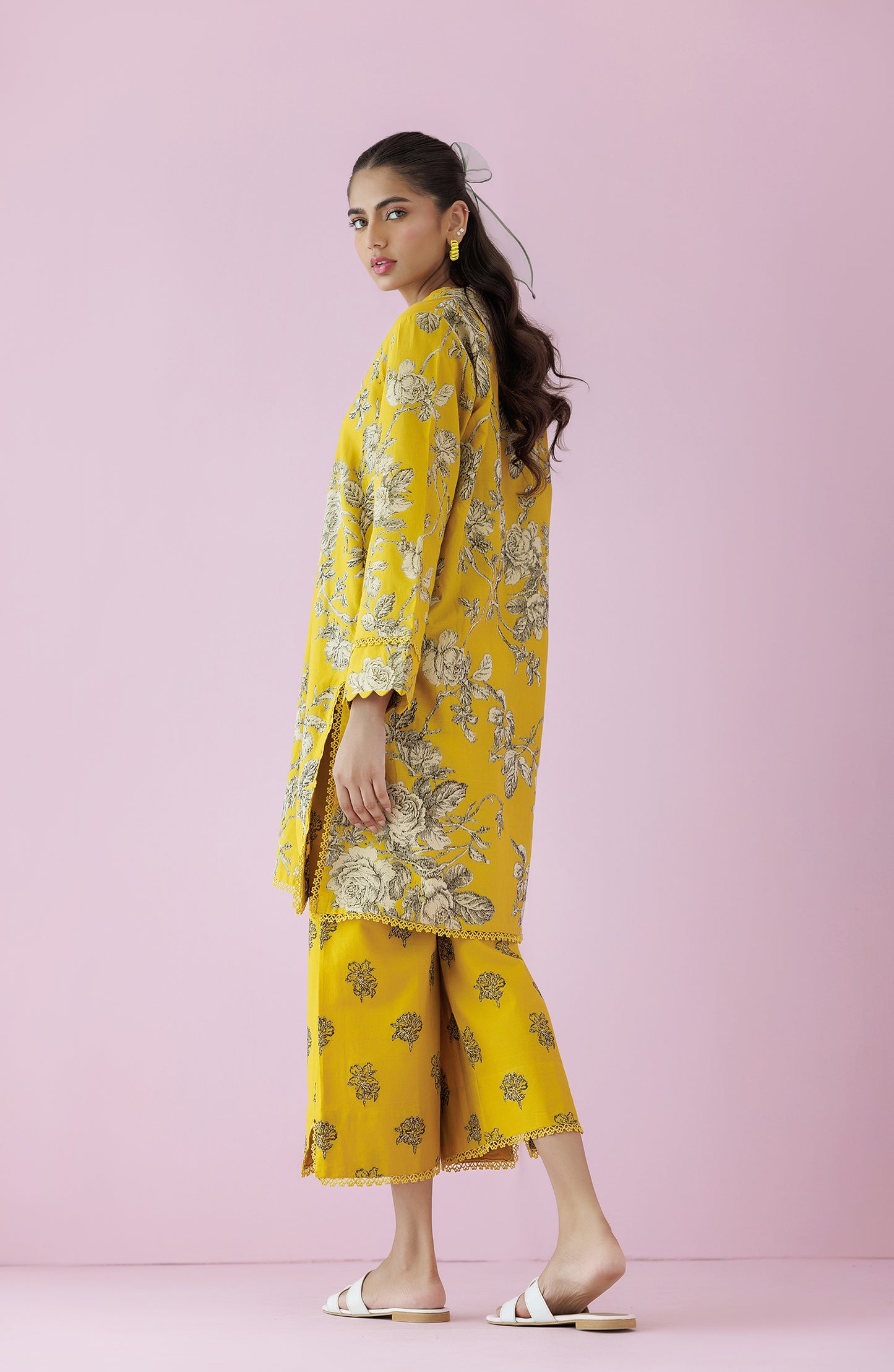 WRCY24S-2001 JACQUARD Women READY TO WEAR SHIRT PANTS