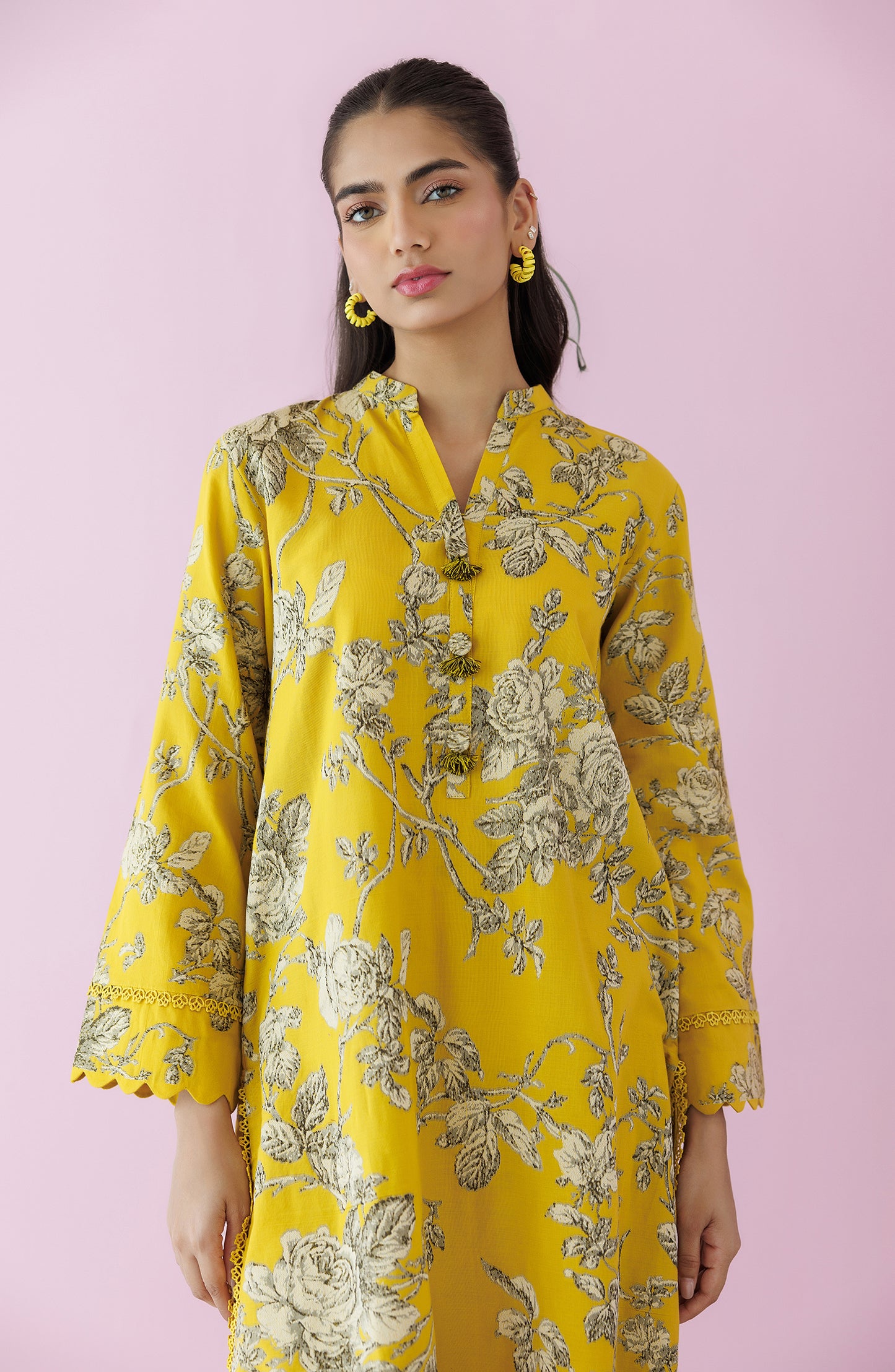 WRCY24S-2001 JACQUARD Women READY TO WEAR SHIRT PANTS