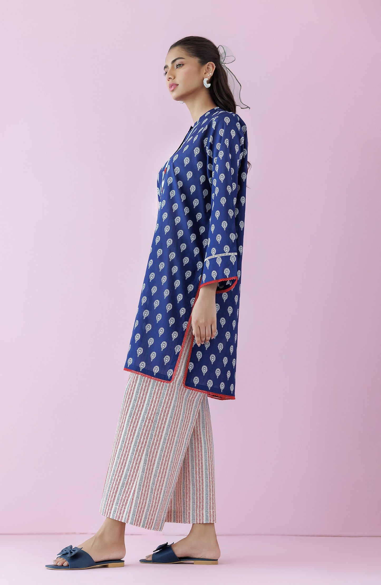 NRDS-24-068/S BLUE LAWN Women READY TO WEAR SHIRT PANTS