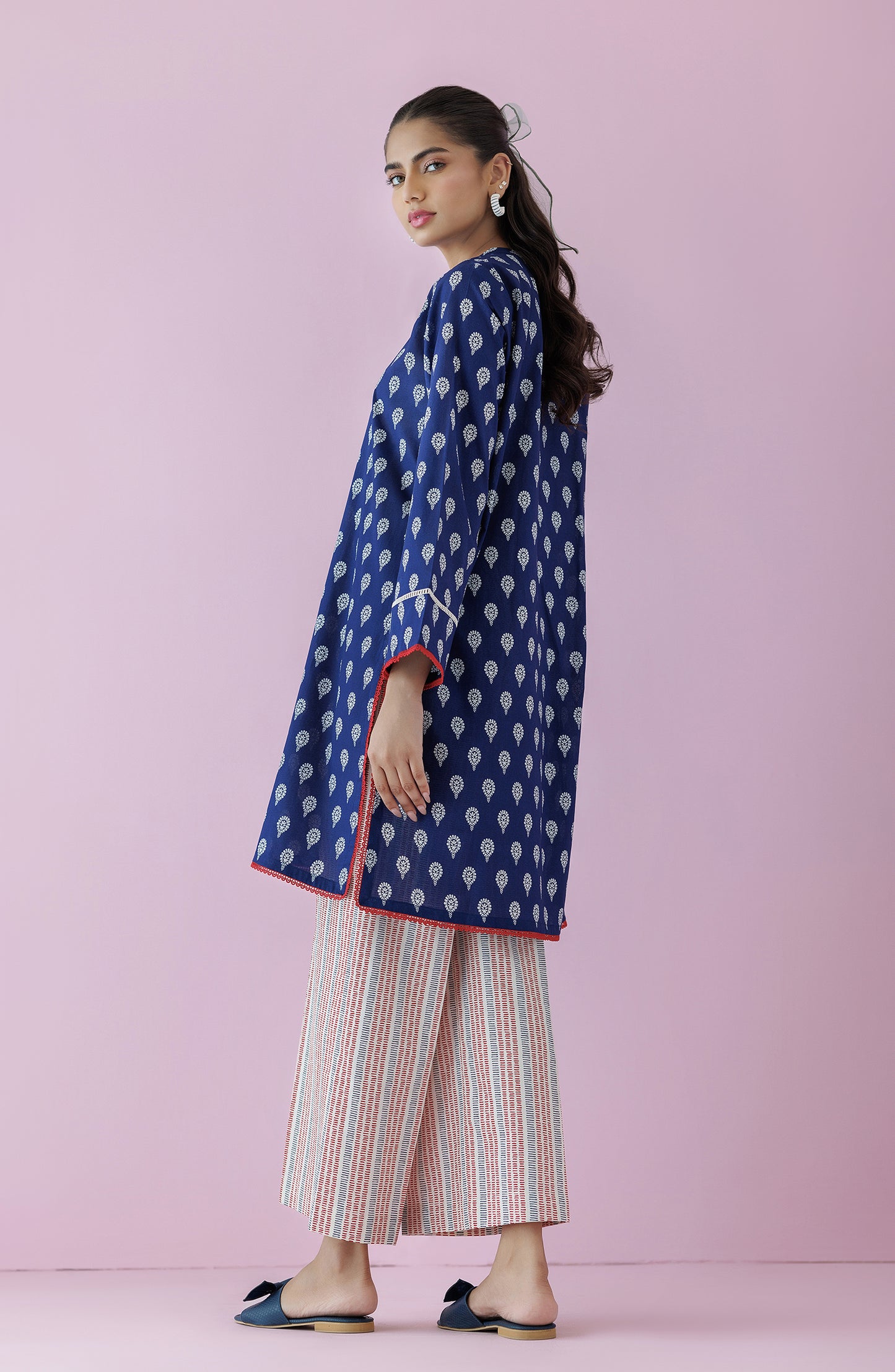 NRDS-24-068/S BLUE LAWN Women READY TO WEAR SHIRT PANTS