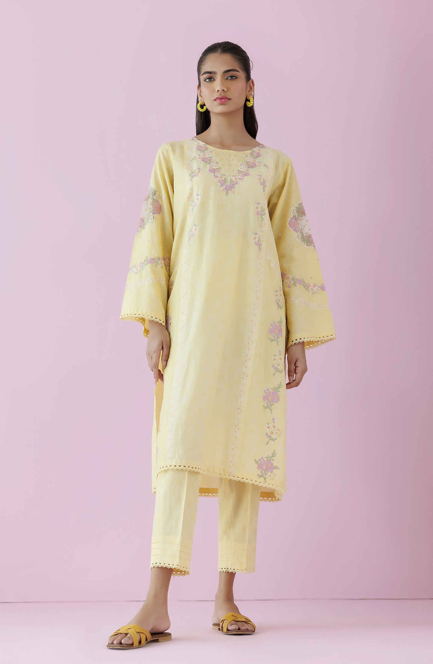 WRCJ24S-2027 JACQUARD Women READY TO WEAR SHIRT PANTS