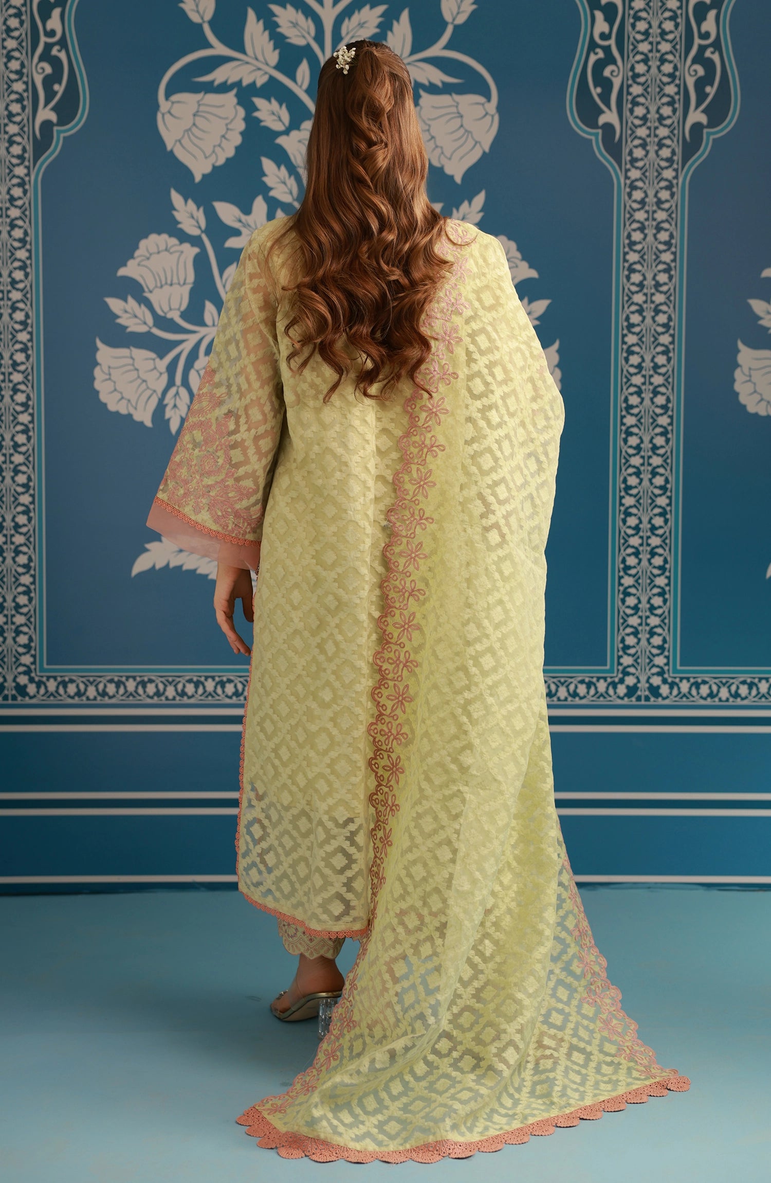 Stitched | 3 Piece | Embroidered | Jacquard Shirt | WRFC25S-3011/S GREEN