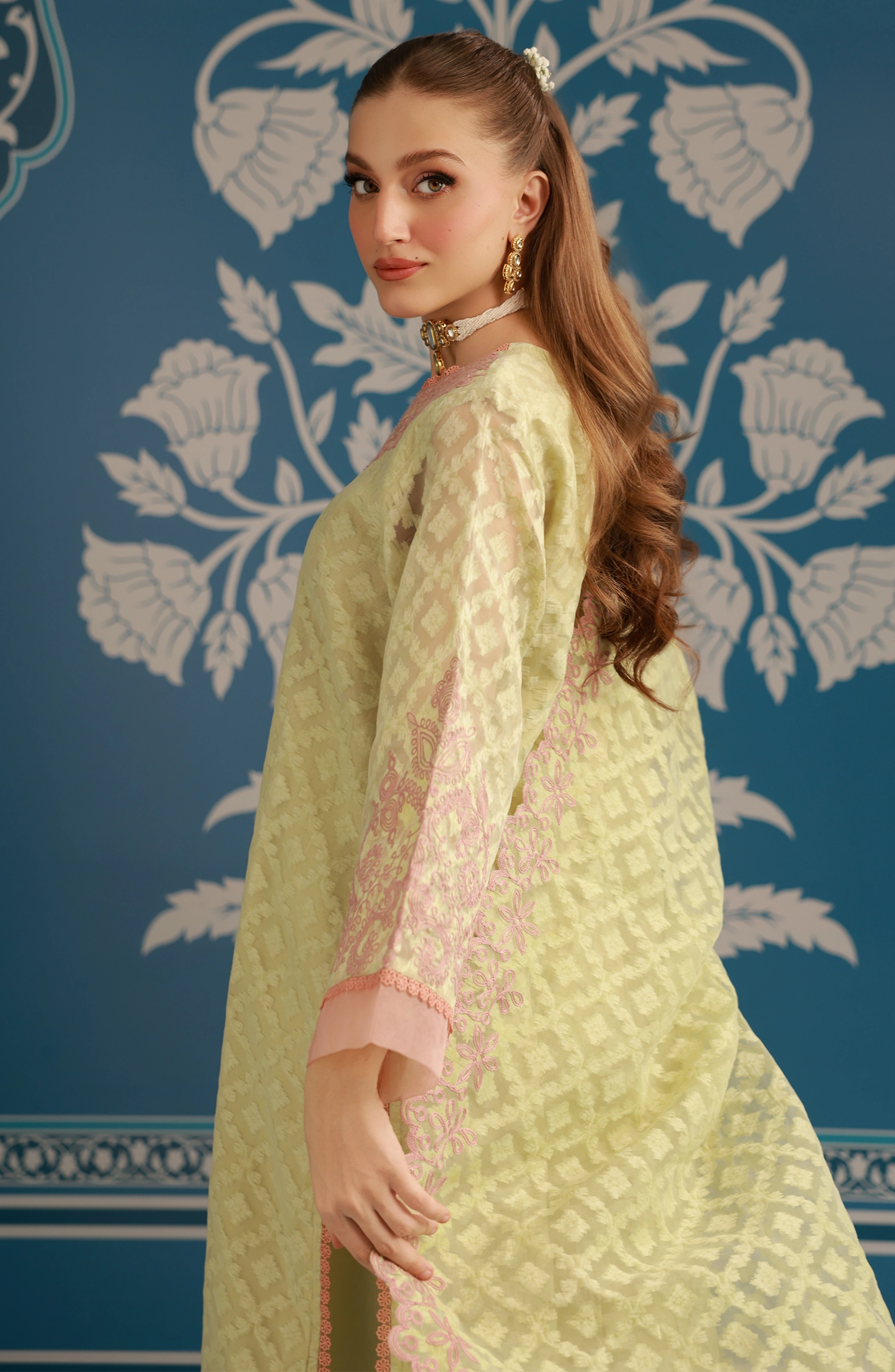 Stitched | 3 Piece | Embroidered | Jacquard Shirt | WRFC25S-3011/S GREEN