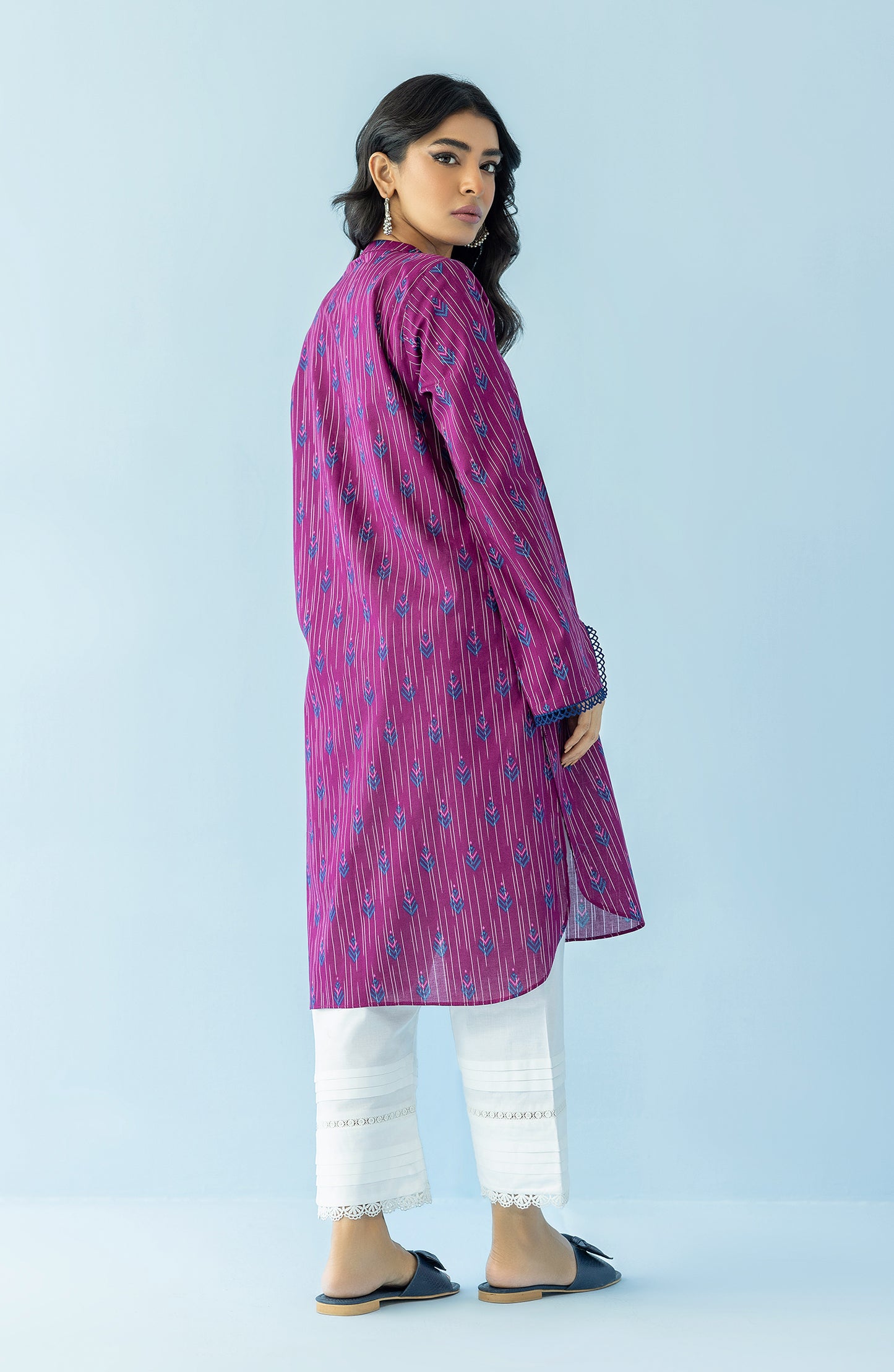 HCS-24-005/S PINK LAWN SCSHIRT READY TO WEAR SHIRT