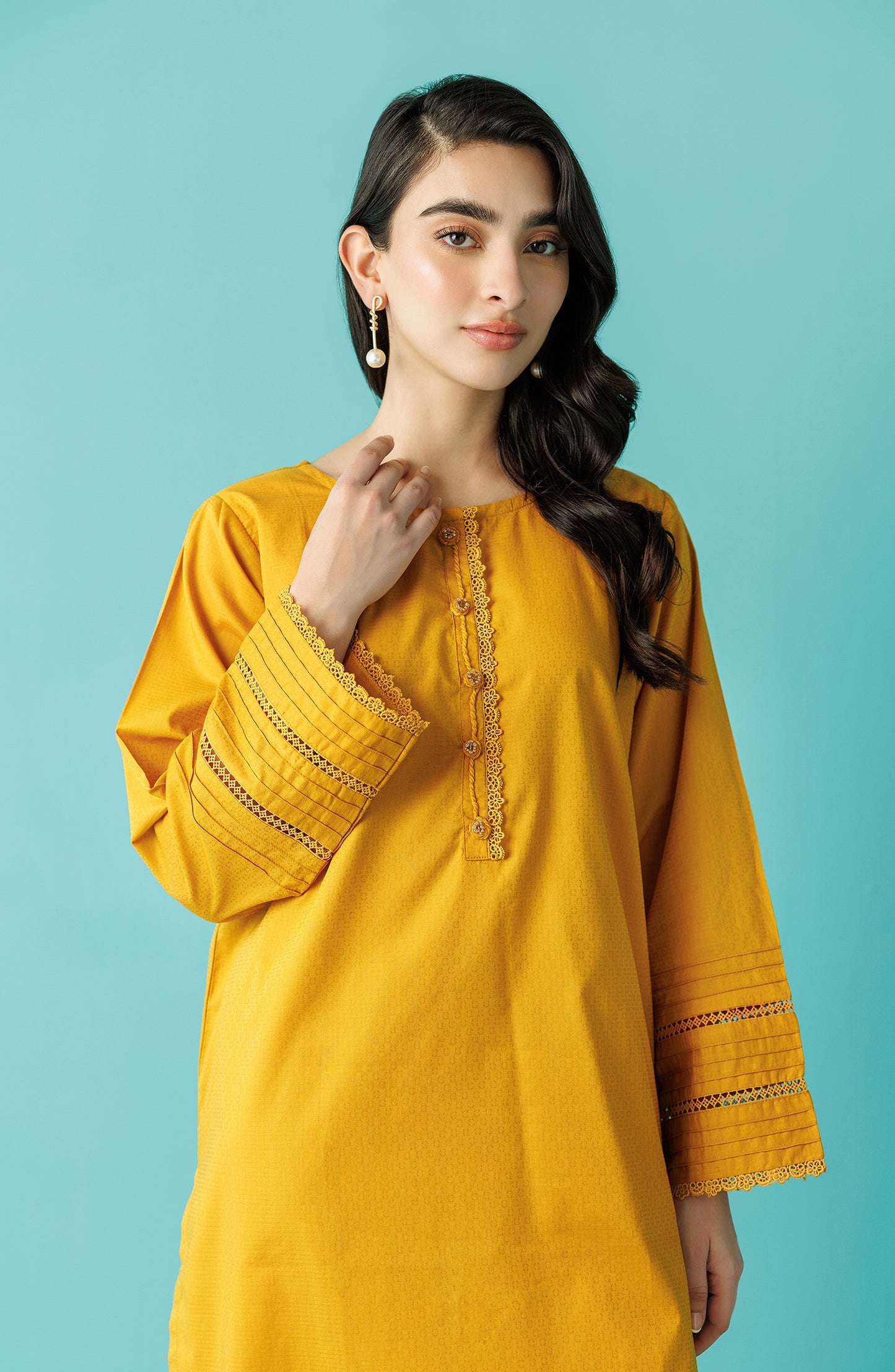 WRCJ24S-2045 JACQUARD Women READY TO WEAR SHIRT PANTS