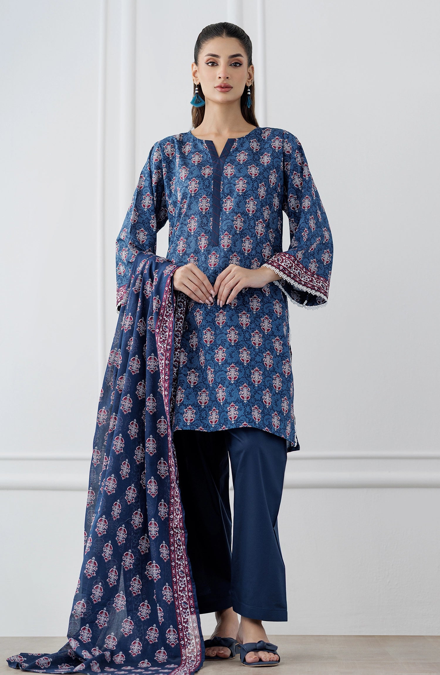 Stitched | 3 Piece | Printed Lawn | OTL-25-353