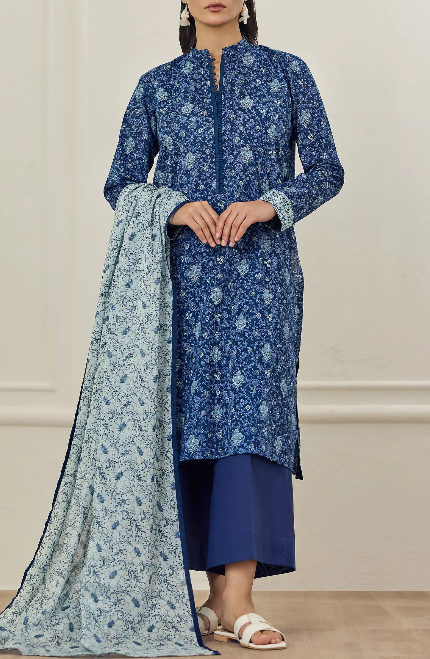 Unstitched | 3 Piece | Printed Lawn | OTL-25-509