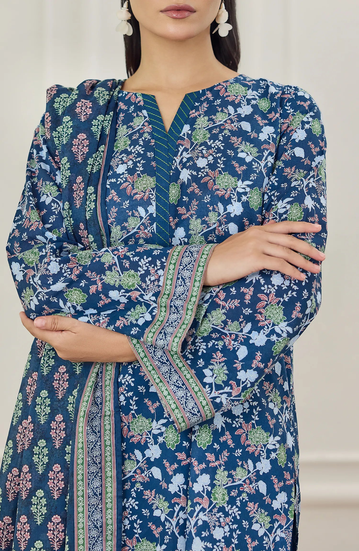 Unstitched | 3 Piece | Printed Lawn | OTL-25-505