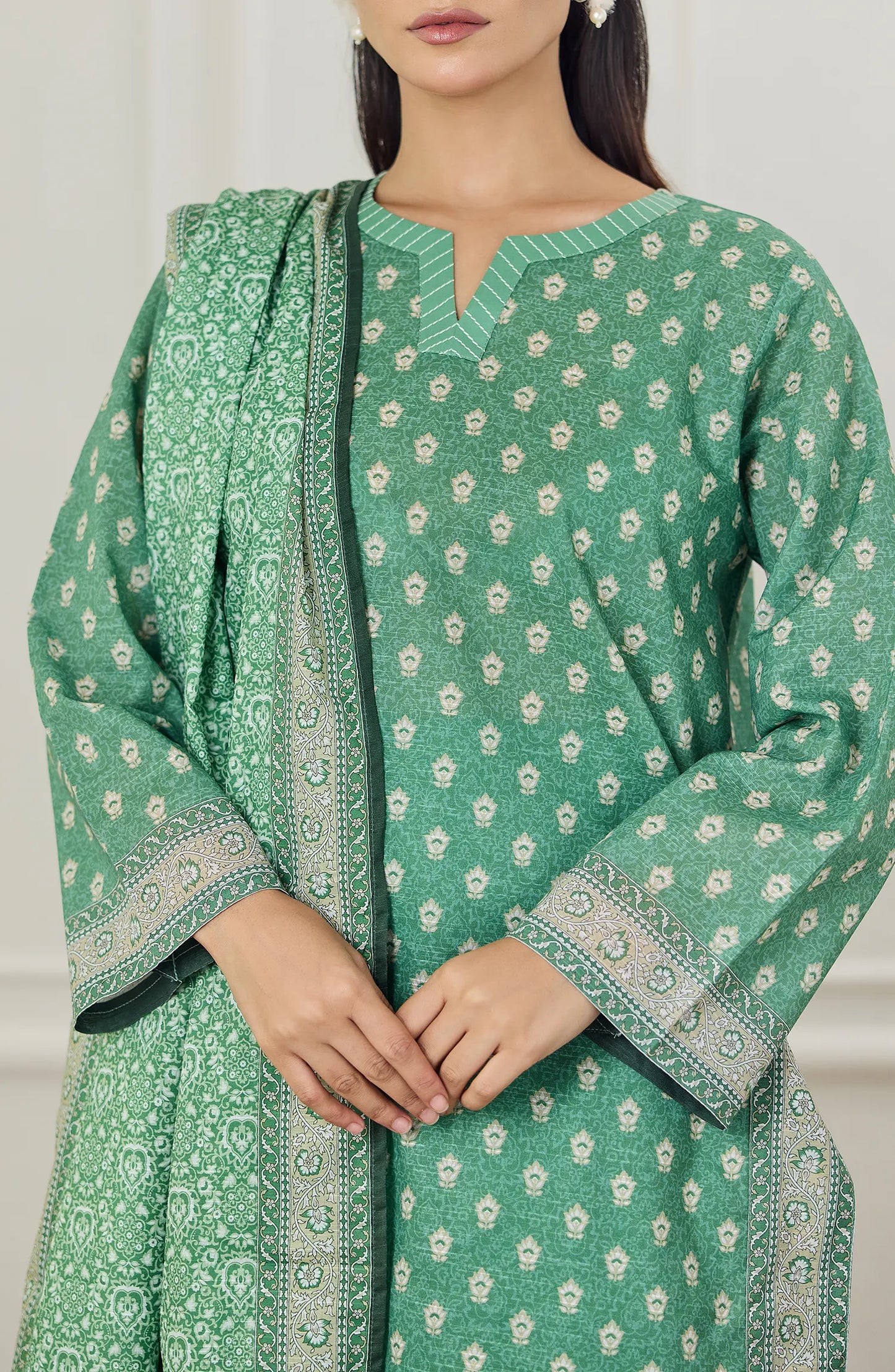 Unstitched | 3 Piece | Printed TEXTURE LAWN | OTL-25-462