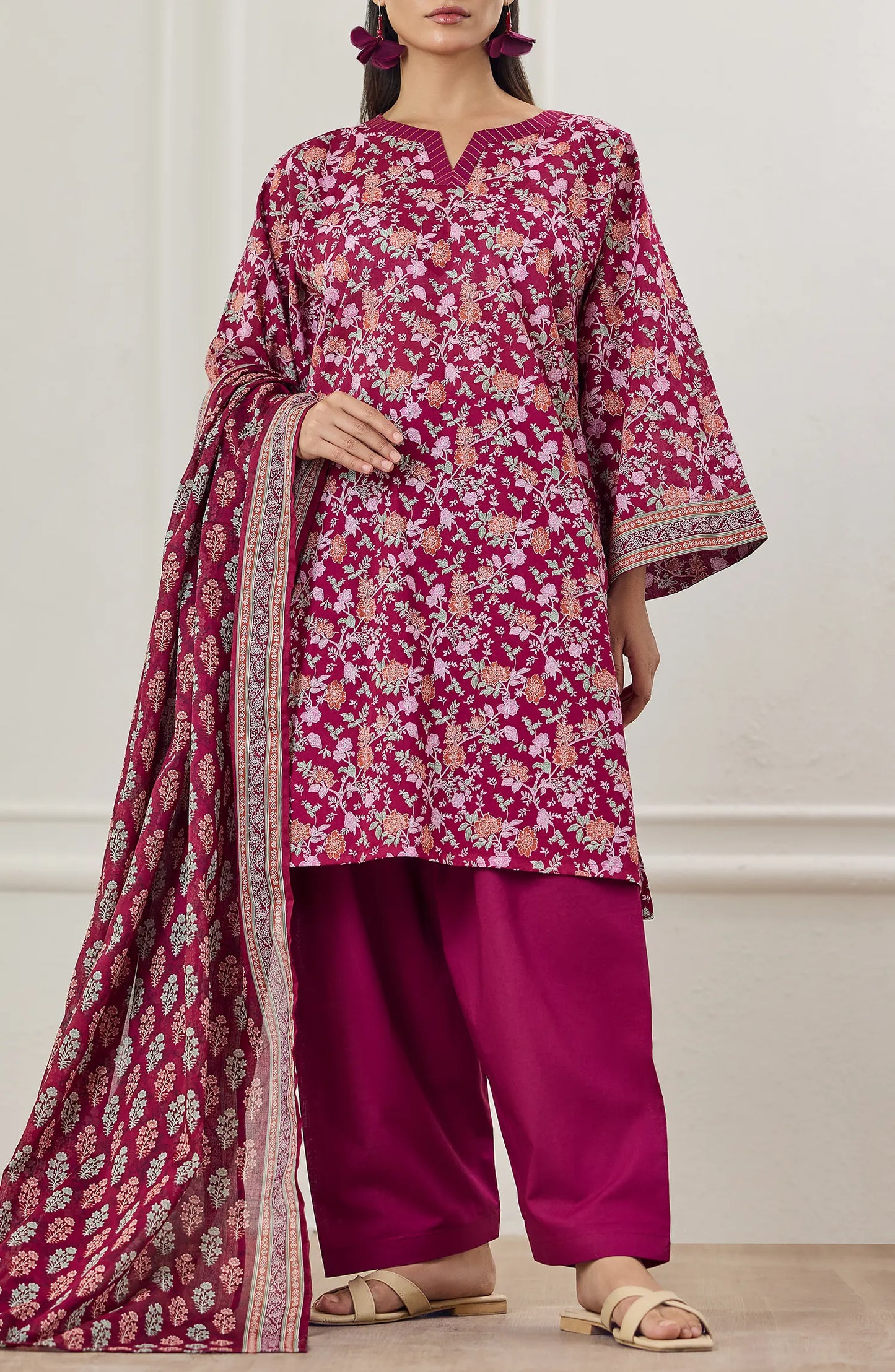 Unstitched | 3 Piece | Printed Lawn | OTL-25-504