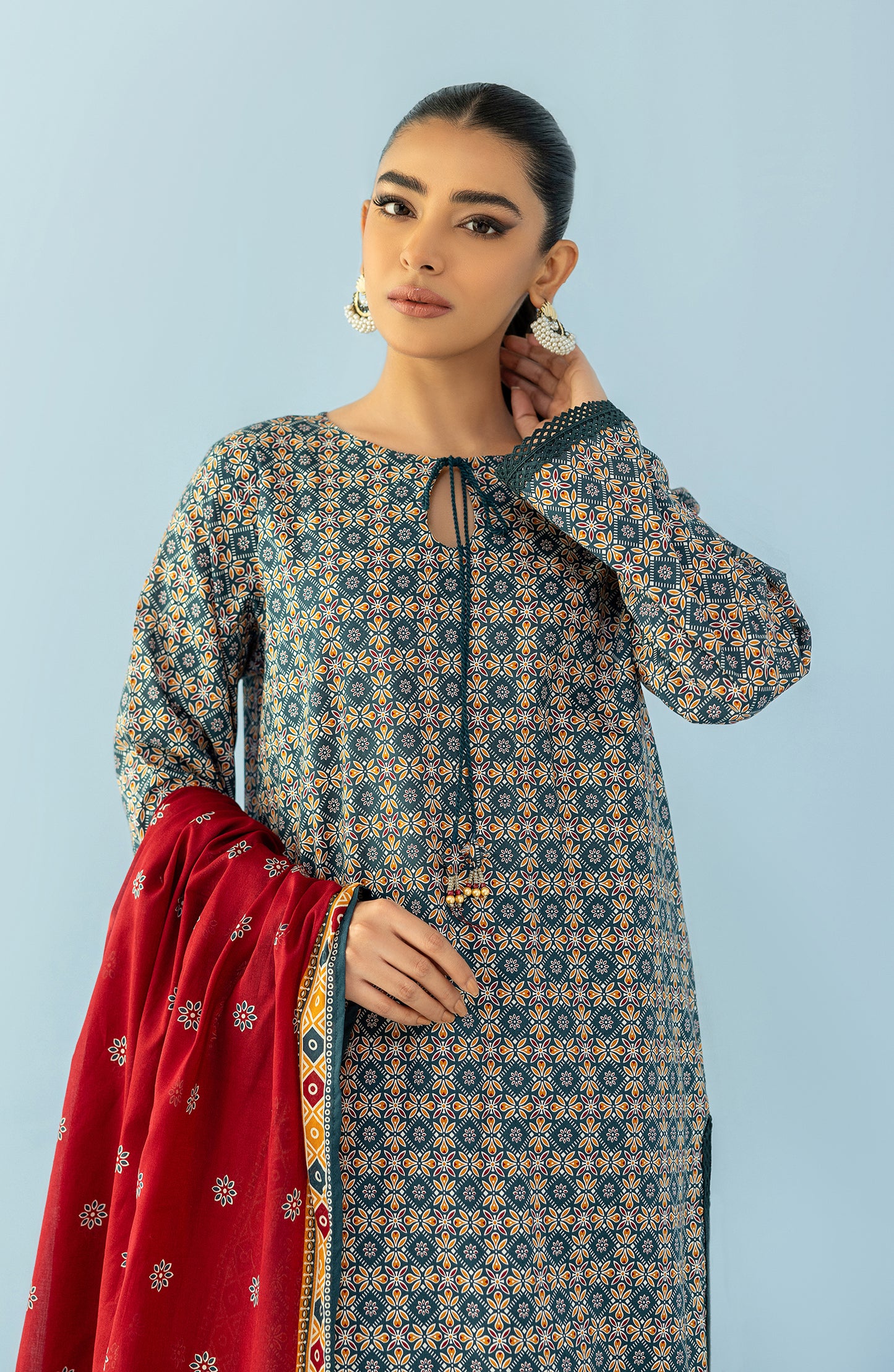 OTL-24-059/S GREEN LAWN Women READY TO WEAR SHIRT DUPATTA PANTS
