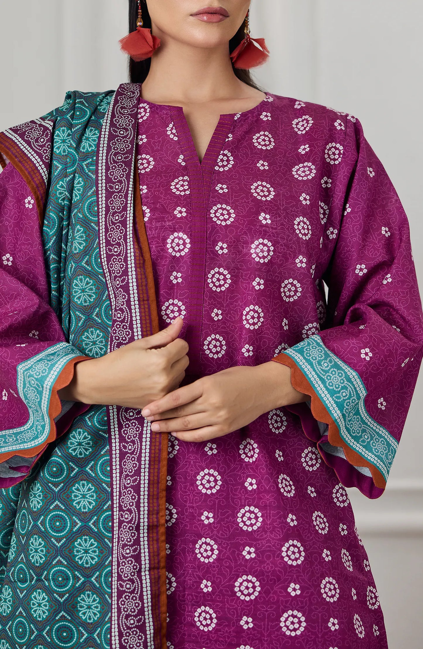 Unstitched | 3 Piece | Printed Khaddar | OTL-25-415