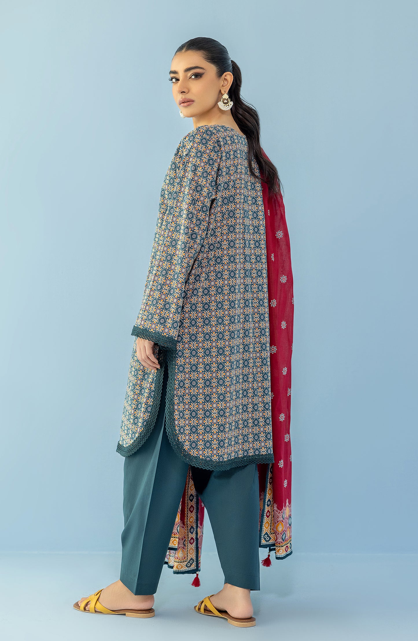 OTL-24-059/S GREEN LAWN Women READY TO WEAR SHIRT DUPATTA PANTS